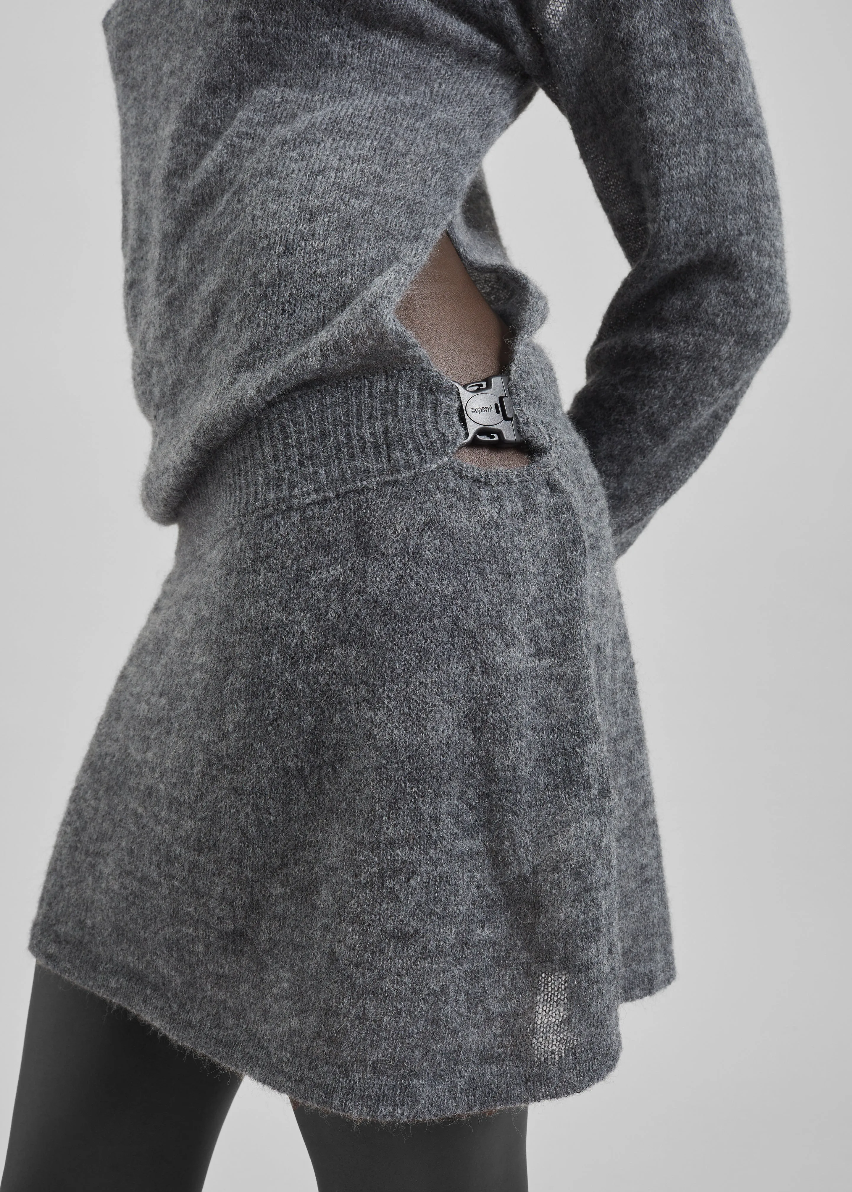 Coperni Buckle Cut-Out Dress - Grey sold by Frankie Shop product image thumbnail 2