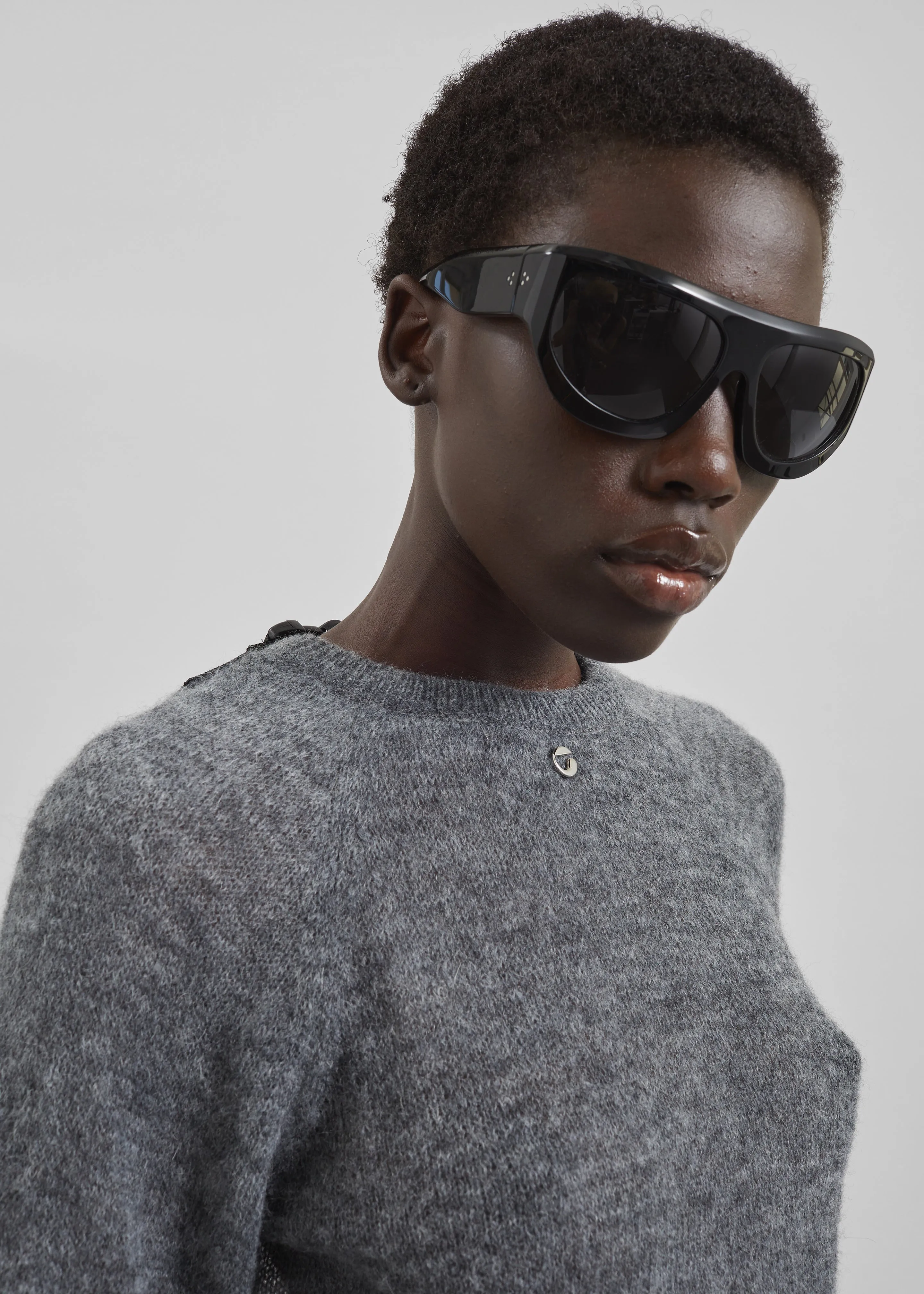 Coperni Buckle Cut-Out Dress - Grey sold by Frankie Shop product image thumbnail 5