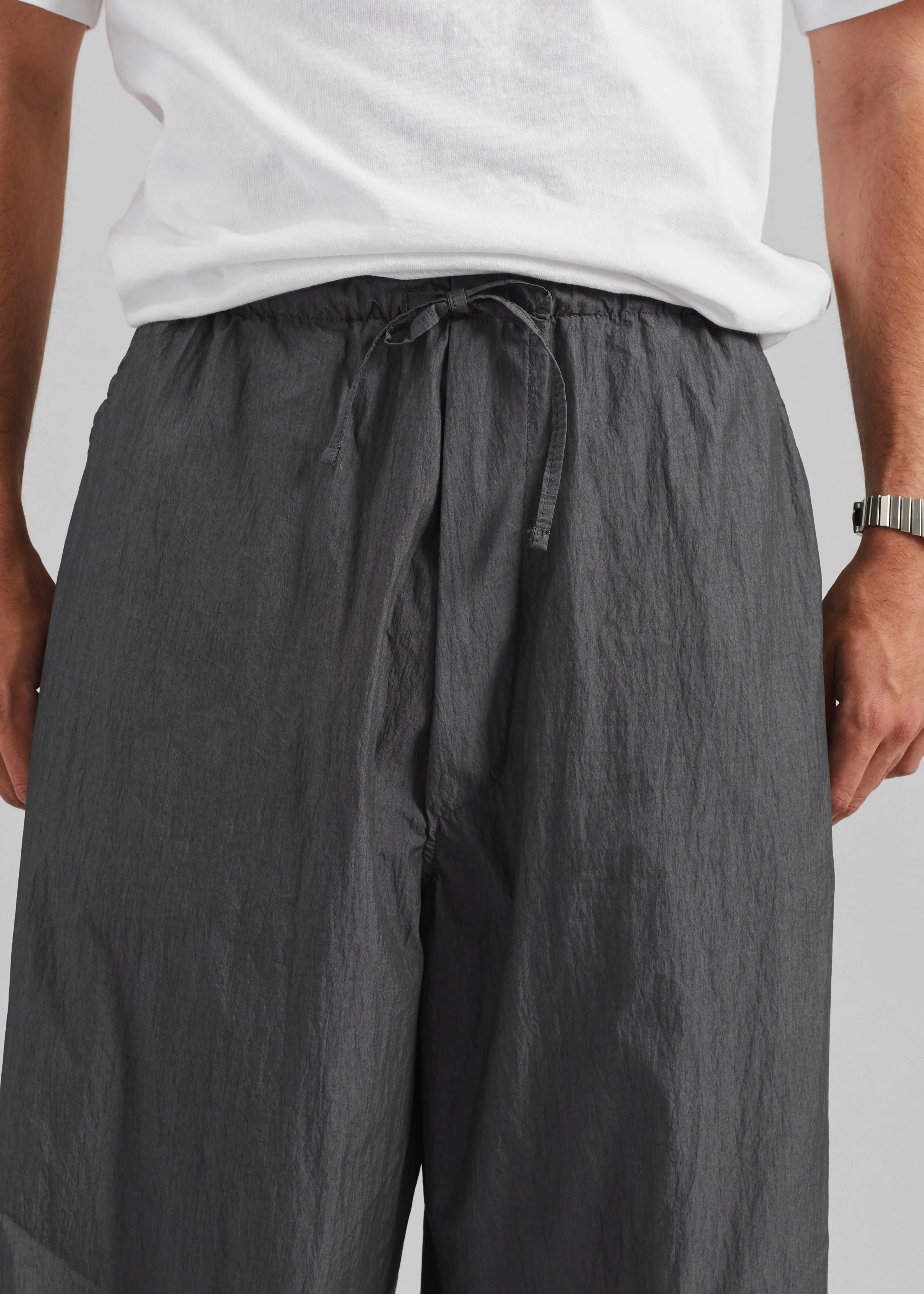 Ohio Crinkled Poplin Pants - Slate Grey sold by Frankie Shop product image thumbnail 5