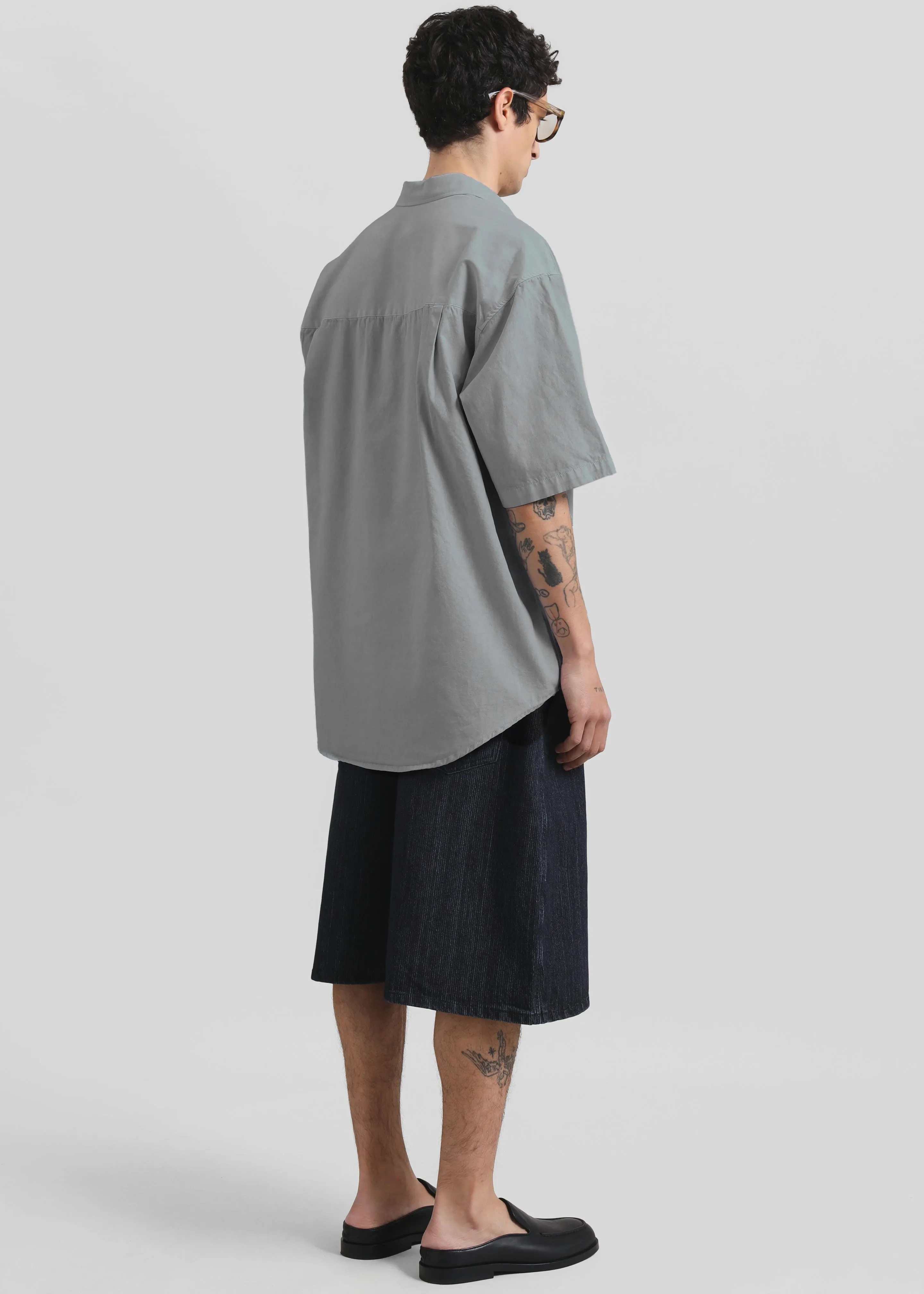 Havre Button Down Shirt - Light Grey sold by Frankie Shop product image thumbnail 5