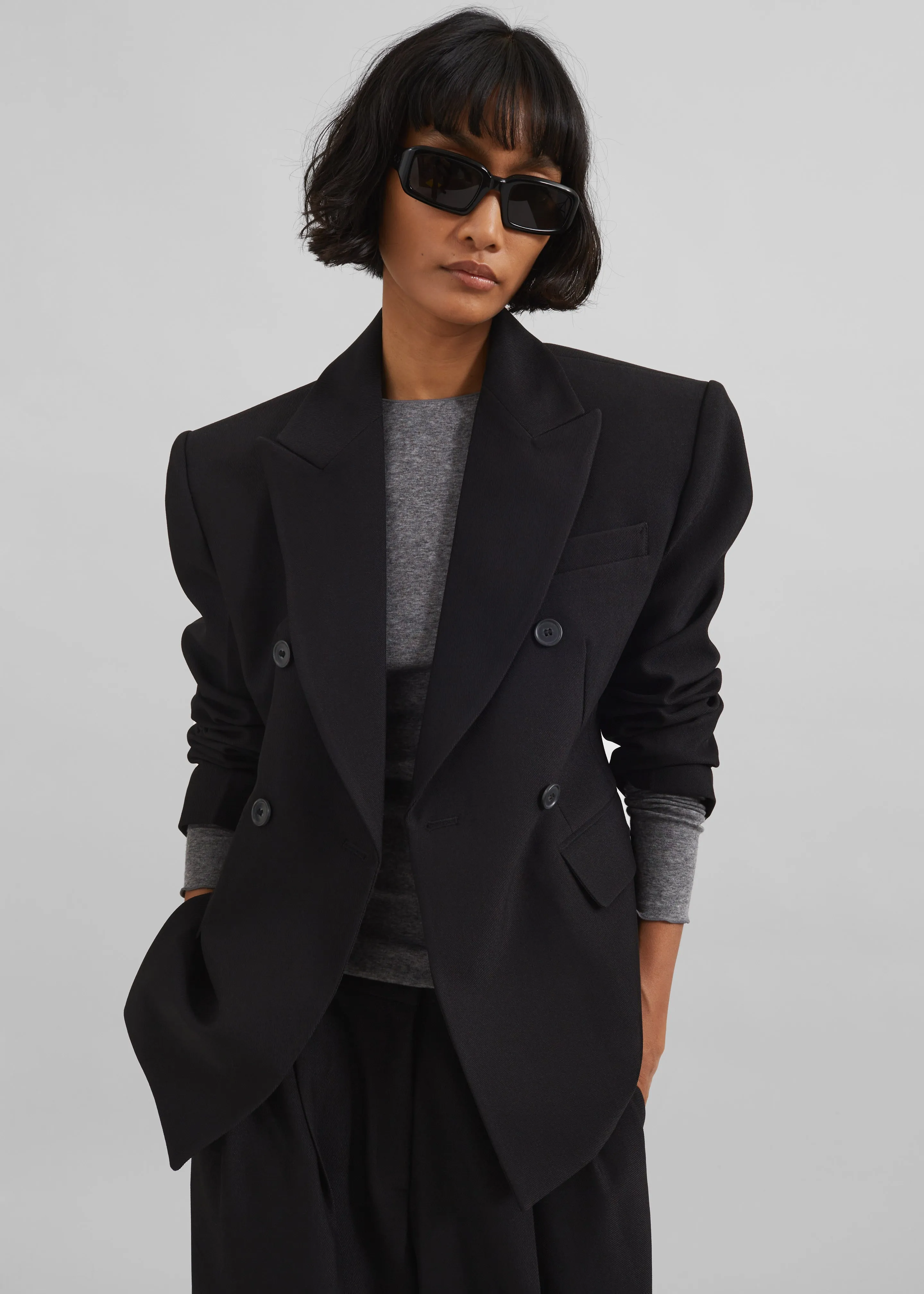 Doyer Cinched Blazer - Black sold by Frankie Shop product image thumbnail 5
