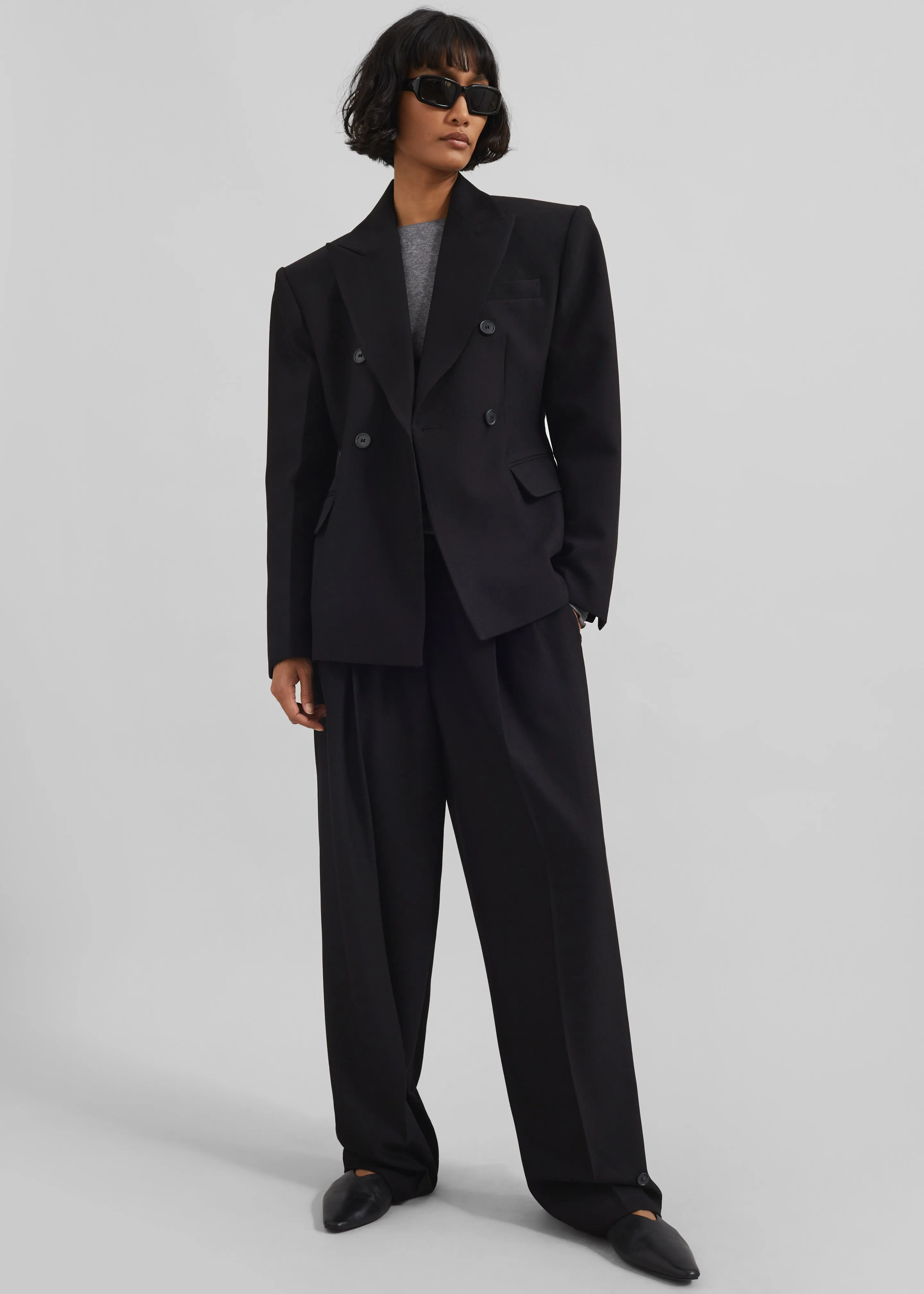 Doyer Cinched Blazer - Black sold by Frankie Shop product image thumbnail 4