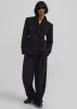 Doyer Pleated Trousers - Black sold by Frankie Shop