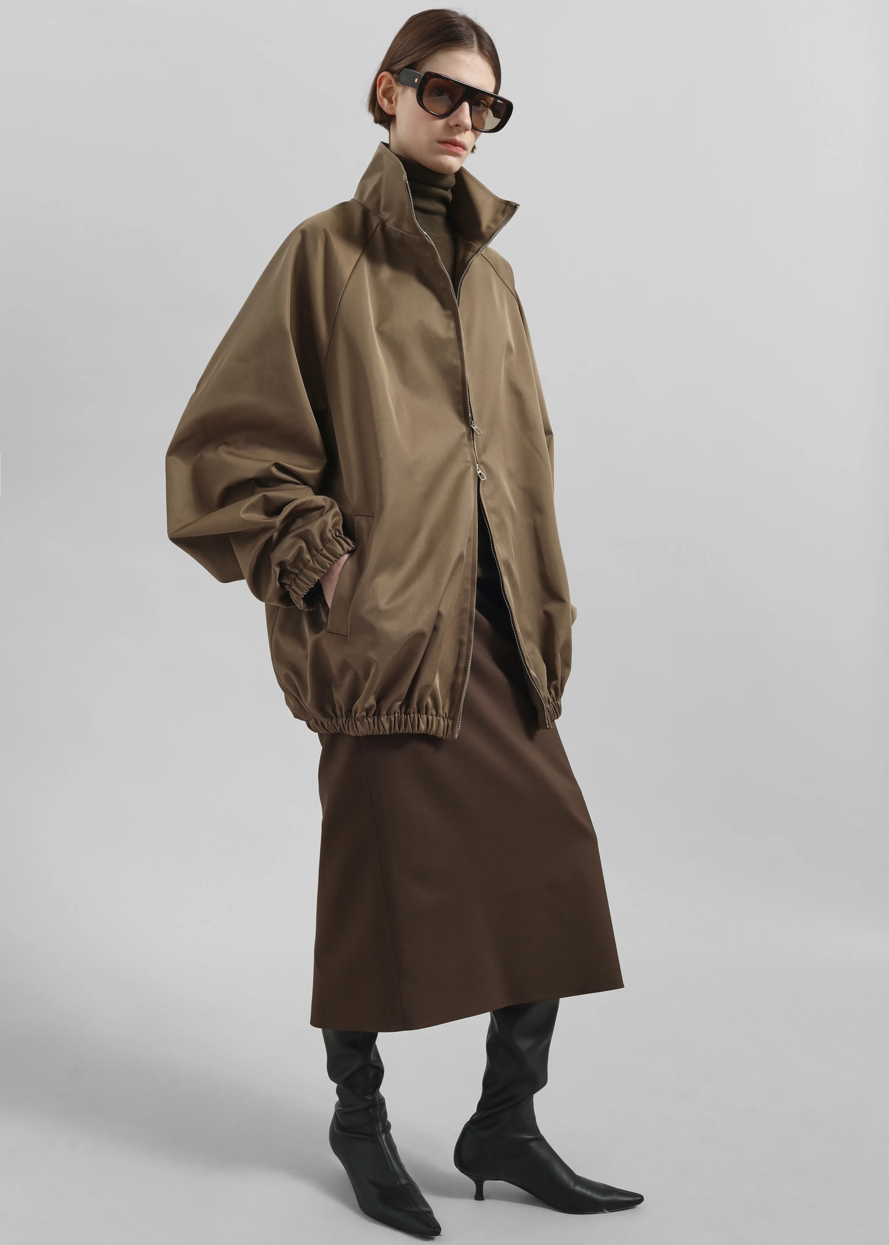 Alrose Midi Skirt - Mocha sold by Frankie Shop product image thumbnail 4