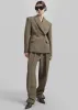 Doyer Cinched Blazer - Moss Green sold by Frankie Shop