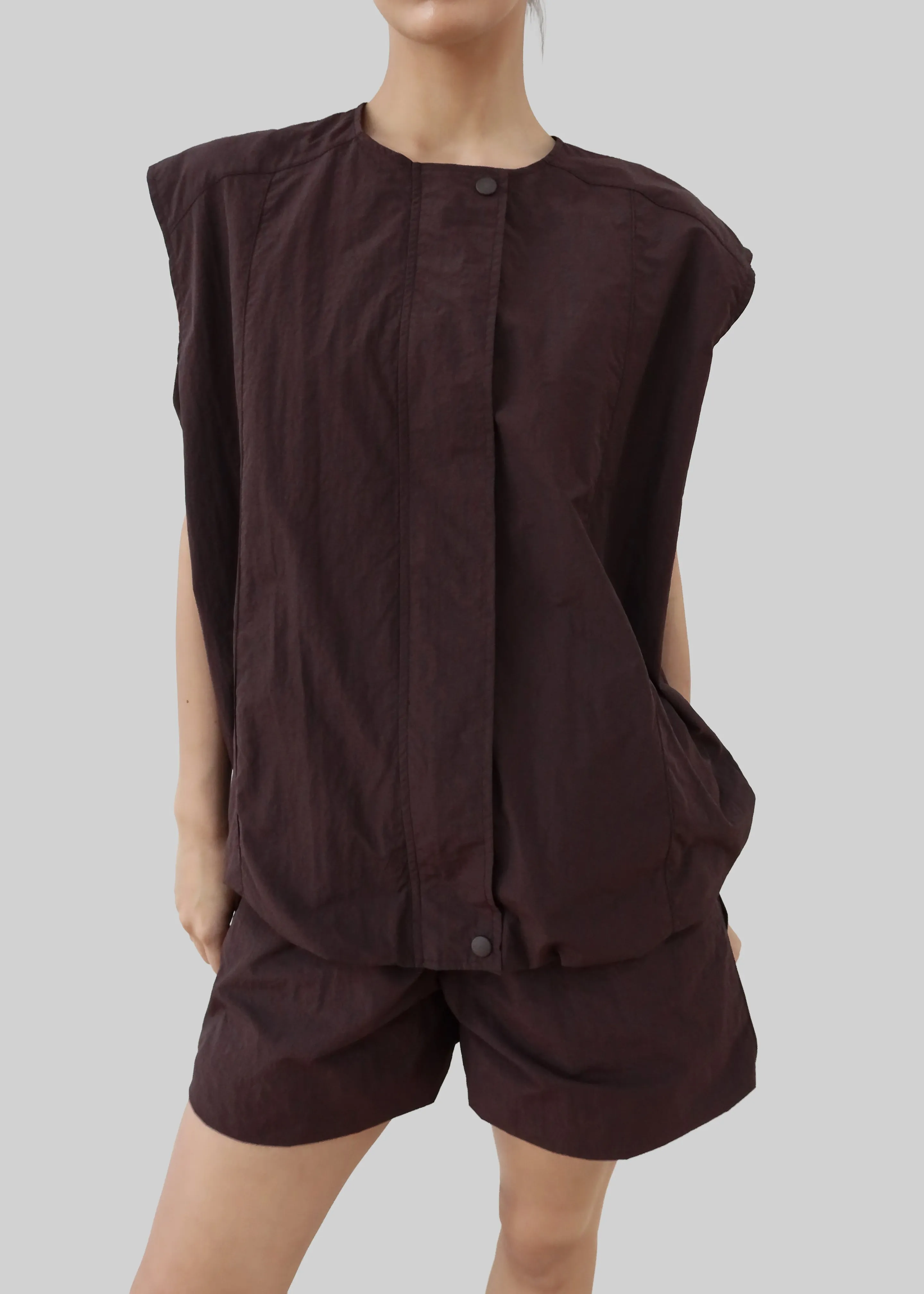 Faenza Vest - Burgundy sold by Frankie Shop product image thumbnail 5