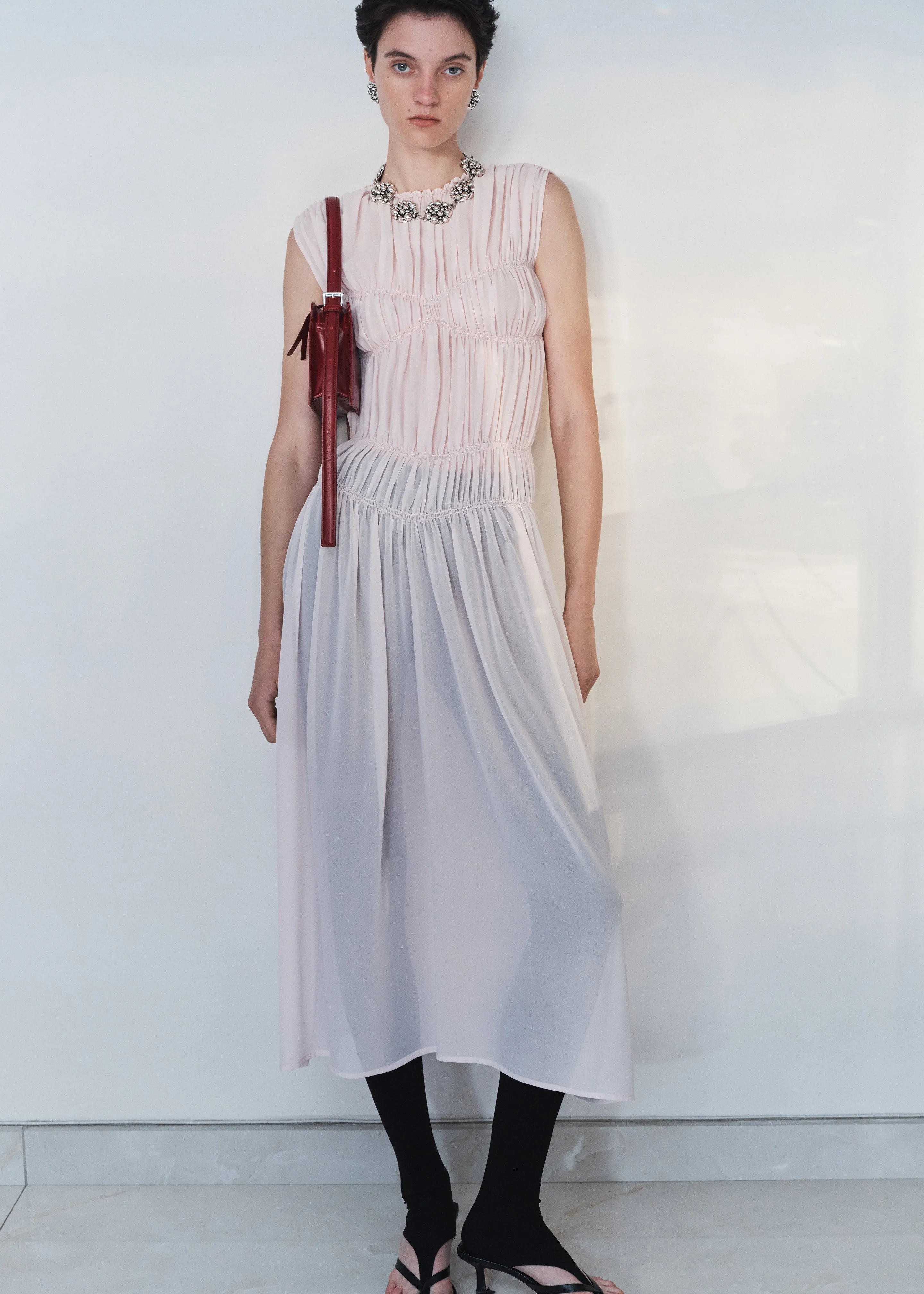 Beaufille Monroe Dress - Pale Pink sold by Frankie Shop product image thumbnail 4