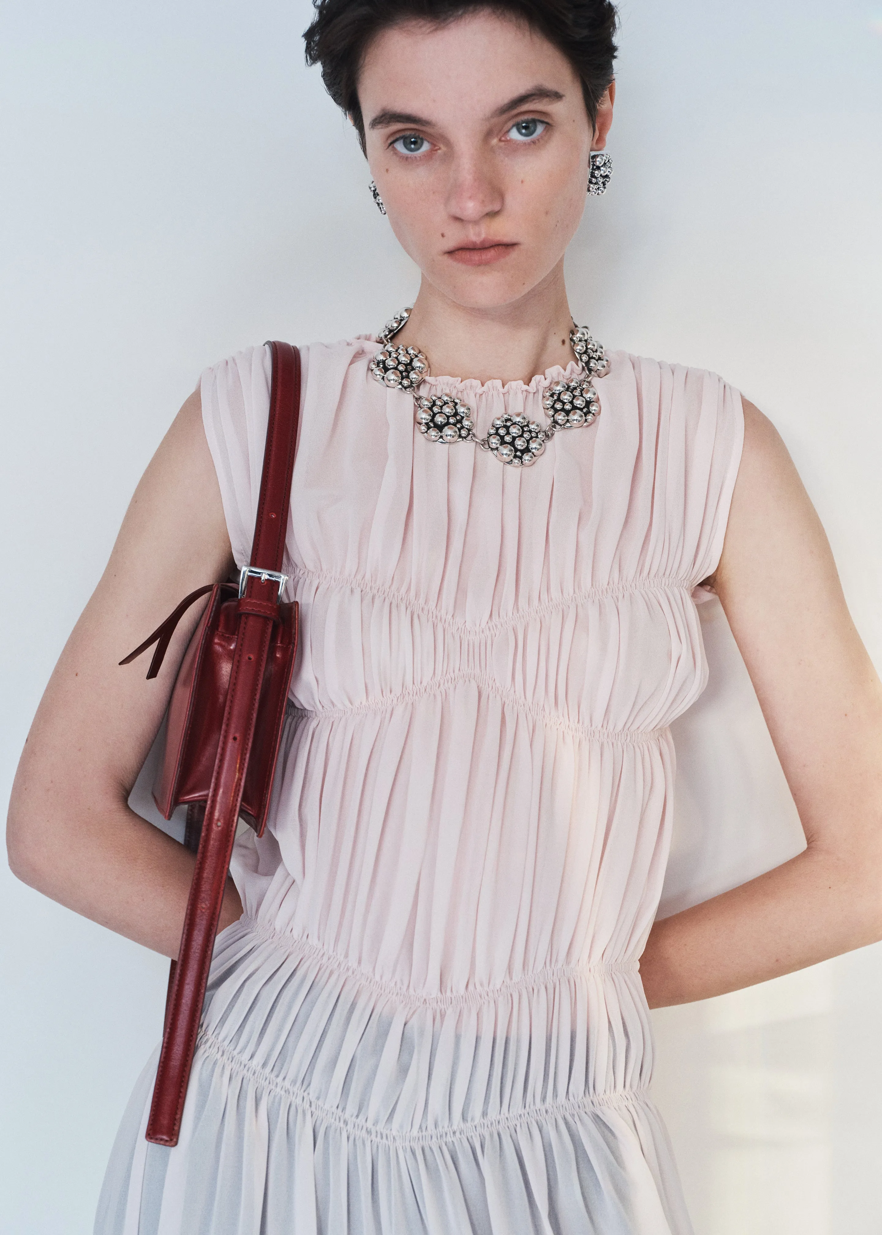 Beaufille Monroe Dress - Pale Pink sold by Frankie Shop