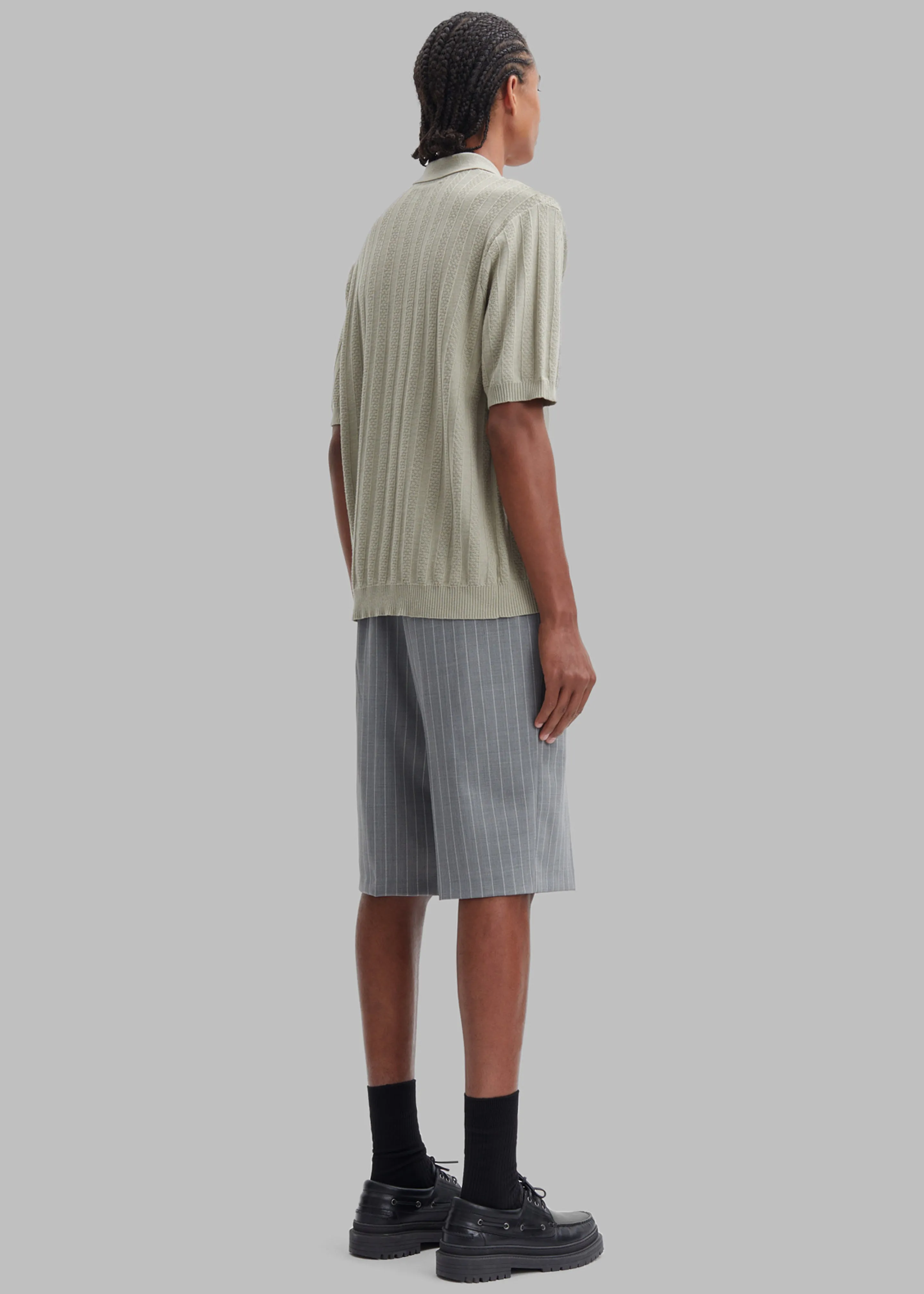 Samsøe Samsøe Conal Polo - Agate Grey sold by Frankie Shop product image thumbnail 3