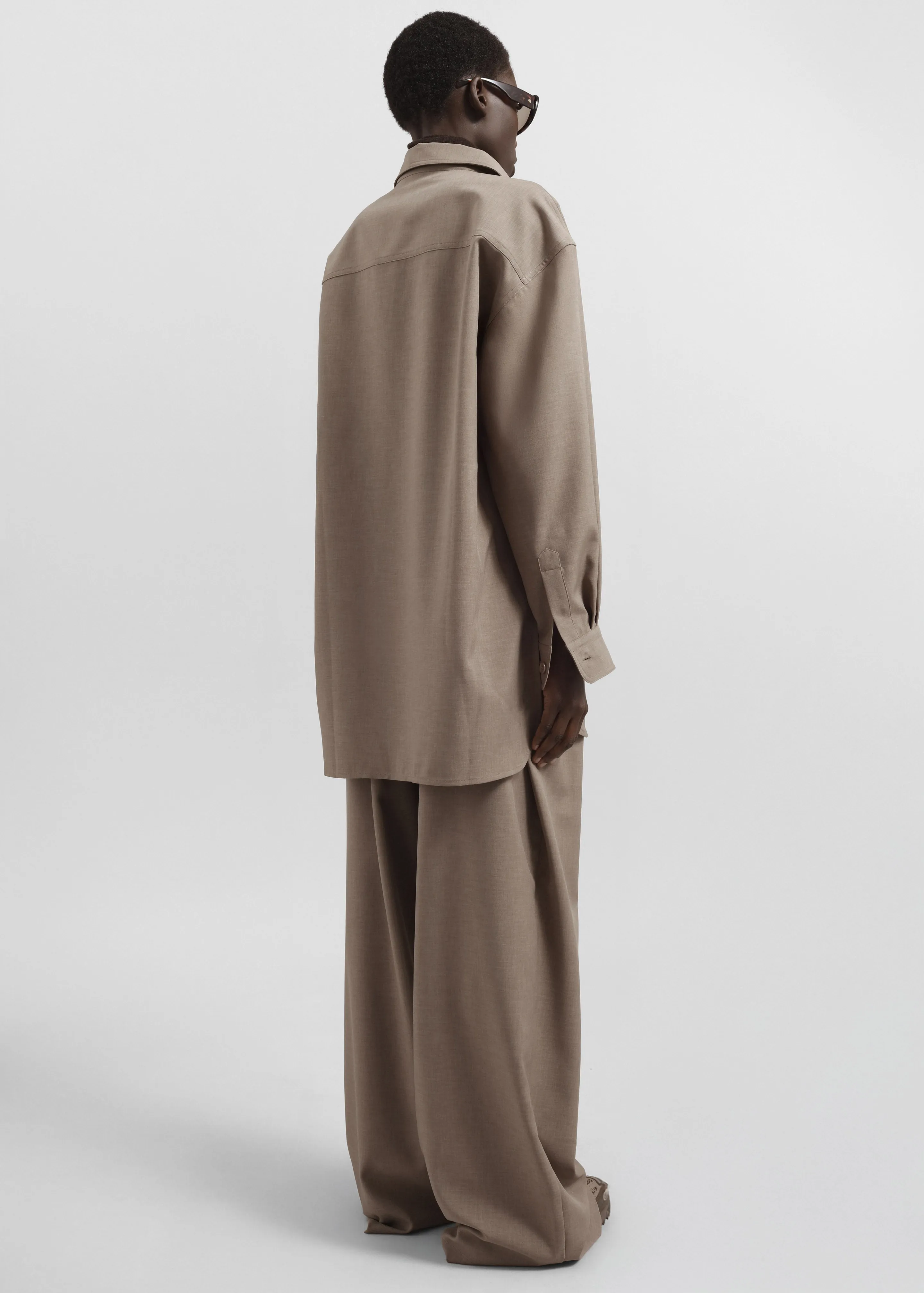 Culver Cargo Shirt - Taupe sold by Frankie Shop product image thumbnail 5