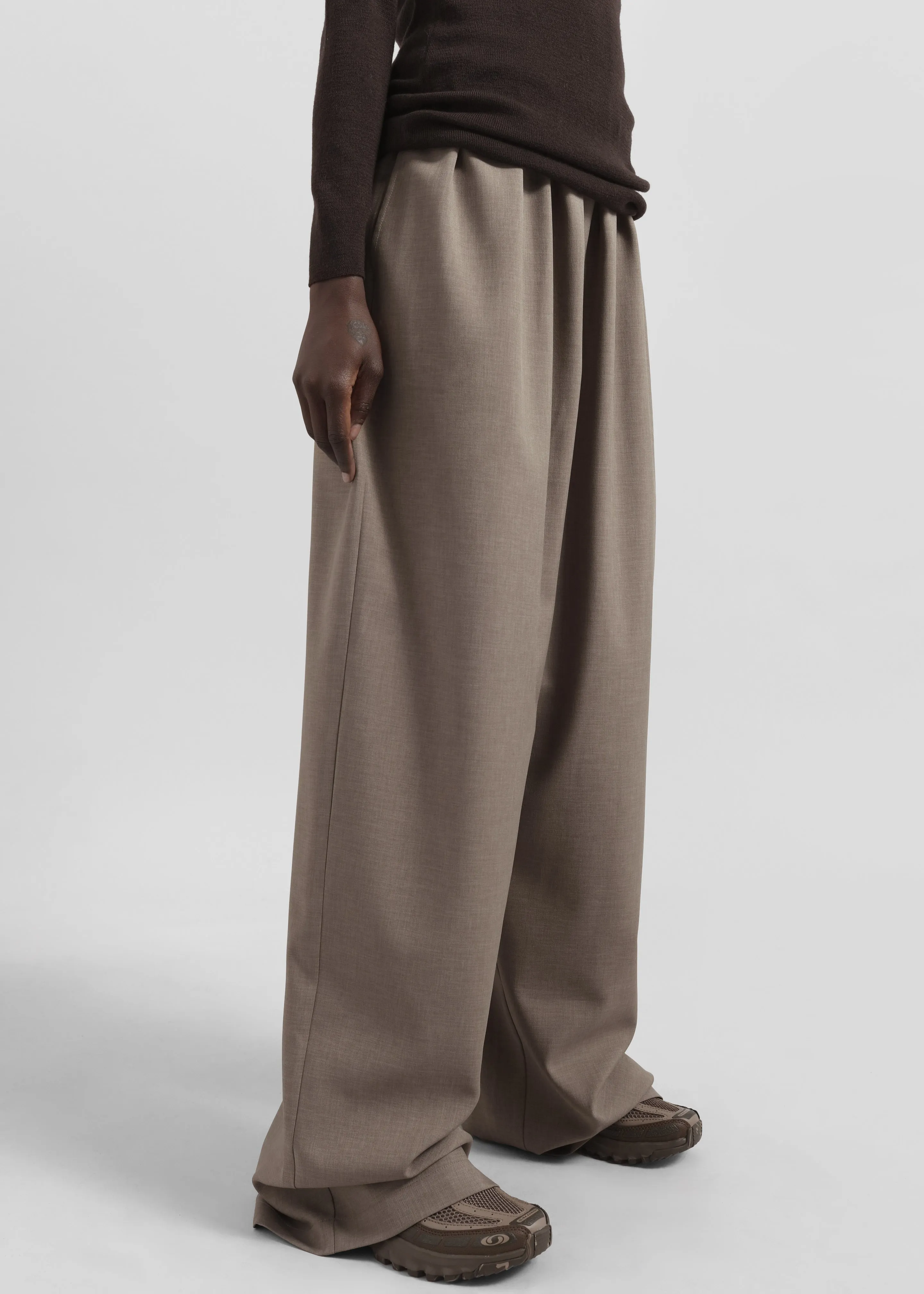Baxter Track Pants - Taupe sold by Frankie Shop product image thumbnail 3