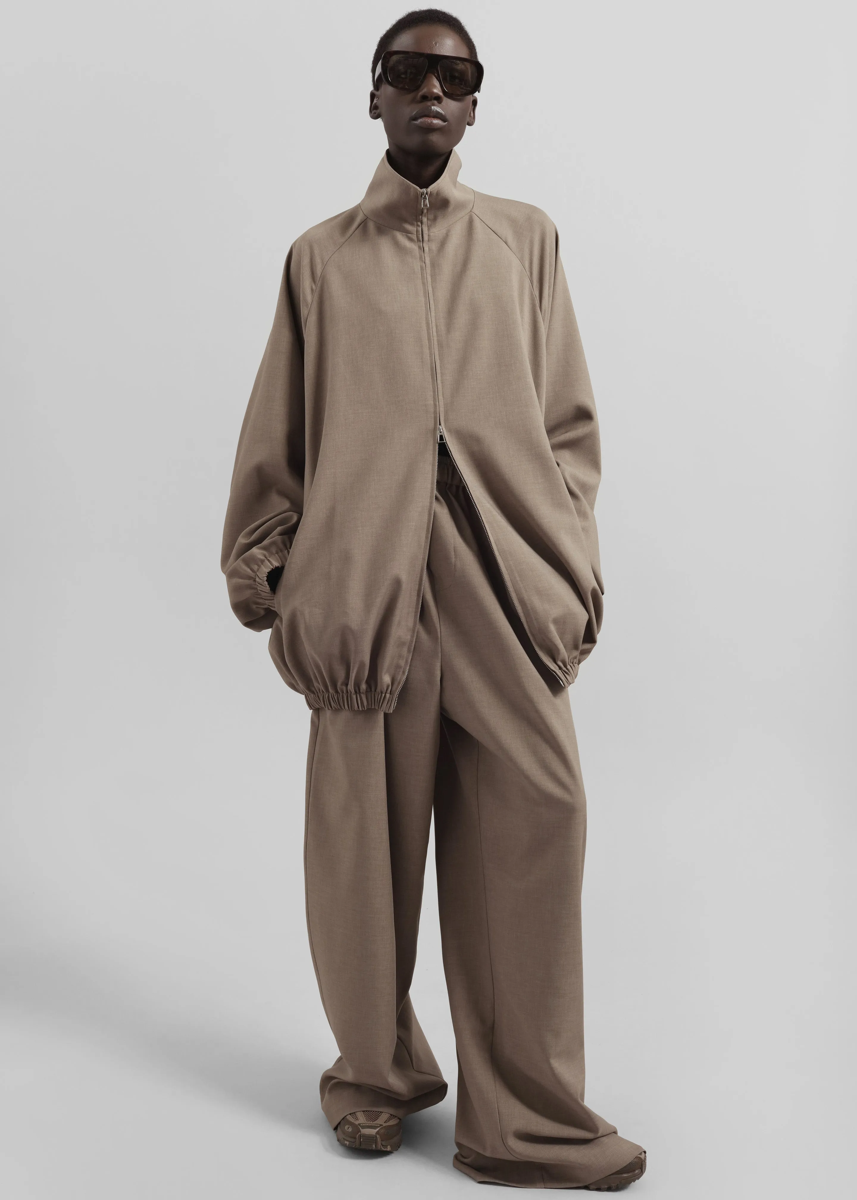 Baxter Track Pants - Taupe sold by Frankie Shop product image thumbnail 2