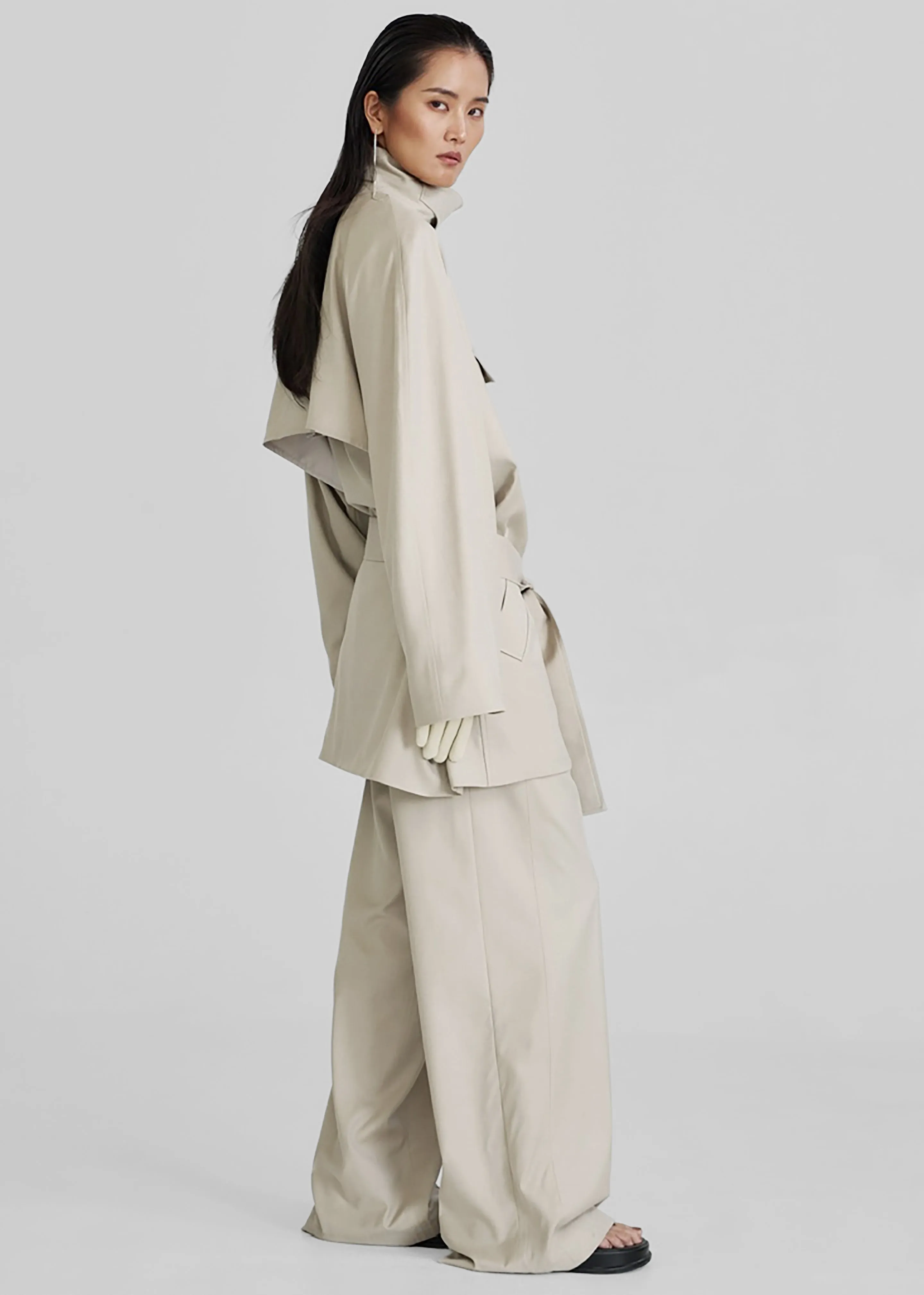 Linate Short Trench - Beige sold by Frankie Shop product image thumbnail 5