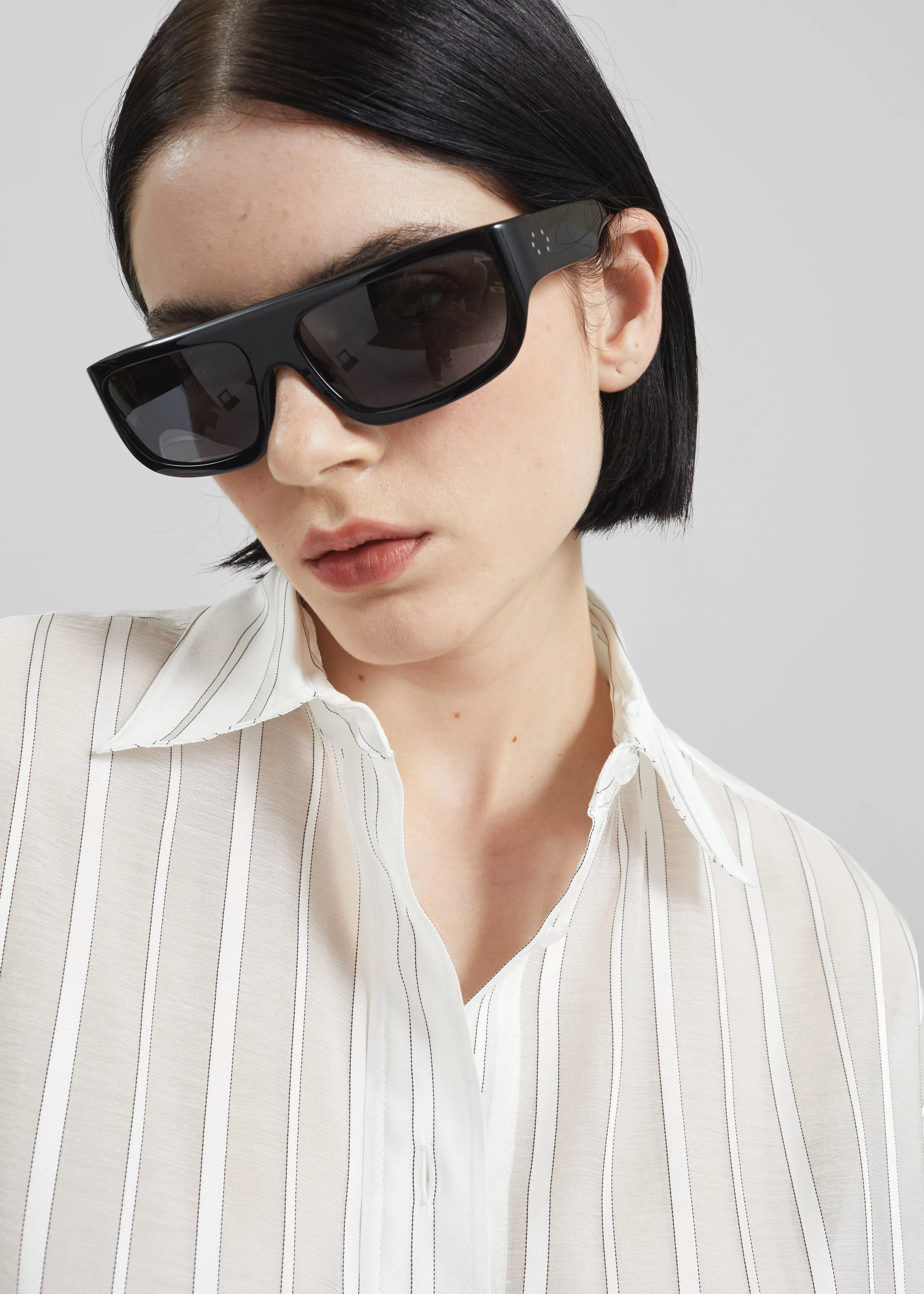 Remain Oversize Shirt - Cloud Dancer Comb sold by Frankie Shop product image thumbnail 3