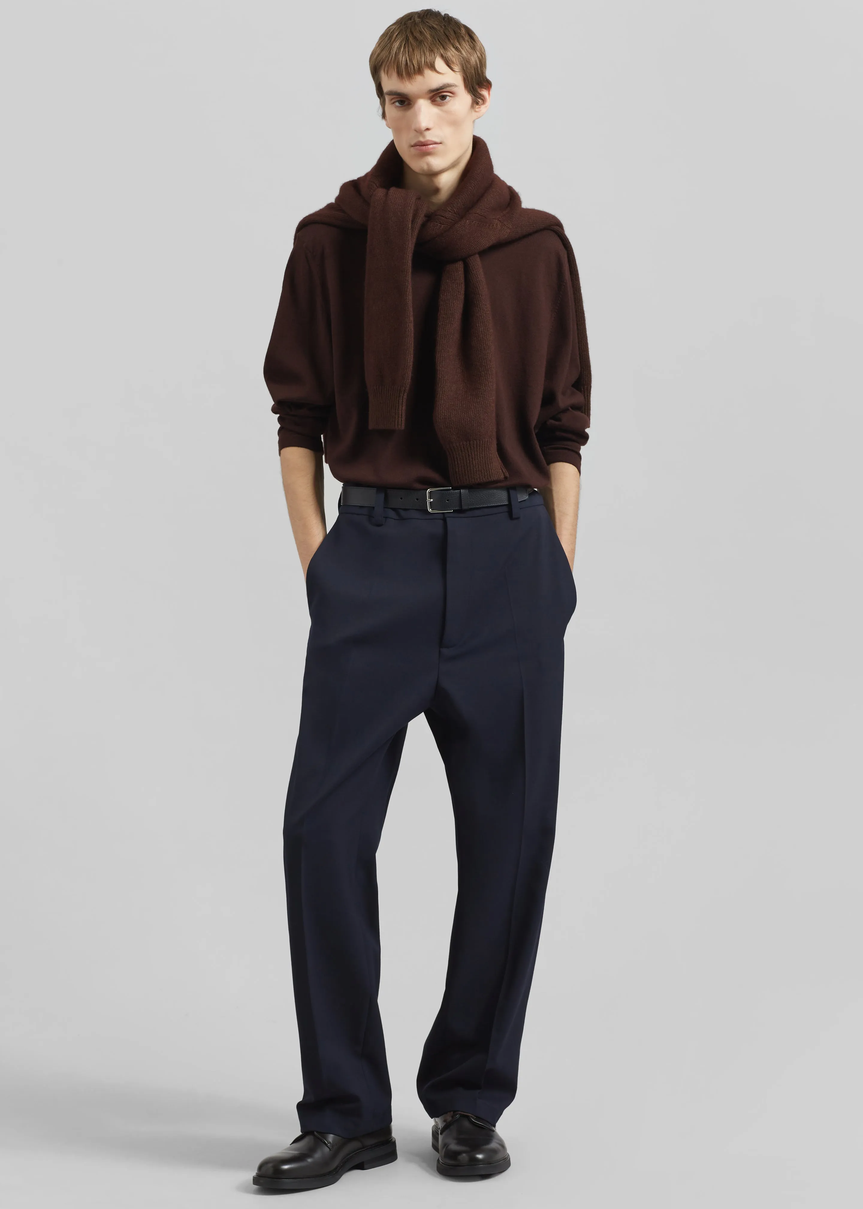 Watson Trousers - Navy sold by Frankie Shop