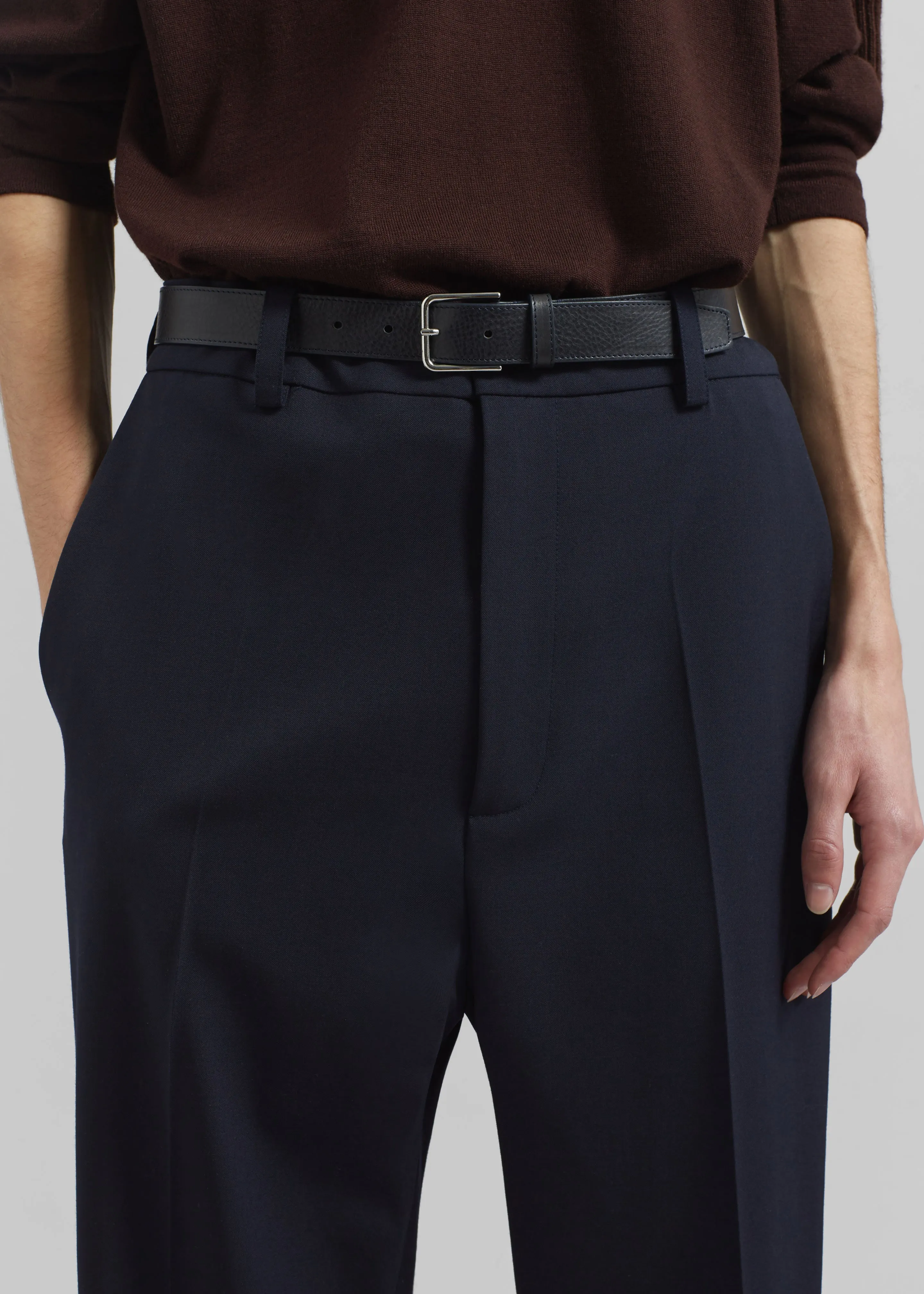 Watson Trousers - Navy sold by Frankie Shop product image thumbnail 3