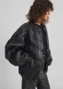 Rotate Pleated Bomber Jacket - Black sold by Frankie Shop