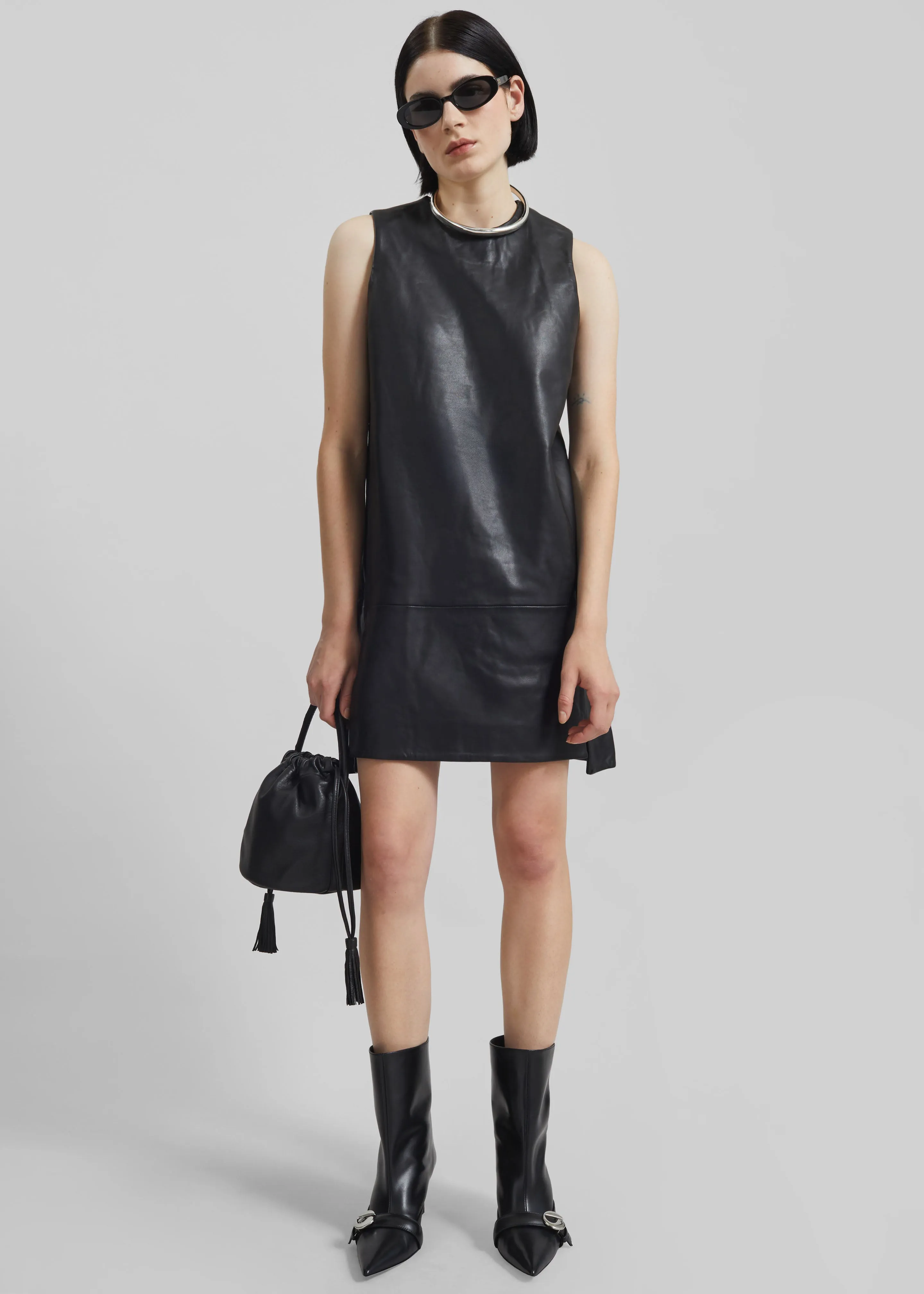 Remain Mini Leather Dress - Black sold by Frankie Shop product image thumbnail 2