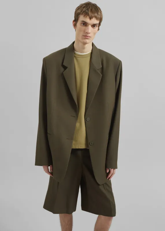 Belgrave Blazer - Army Green sold by Frankie Shop