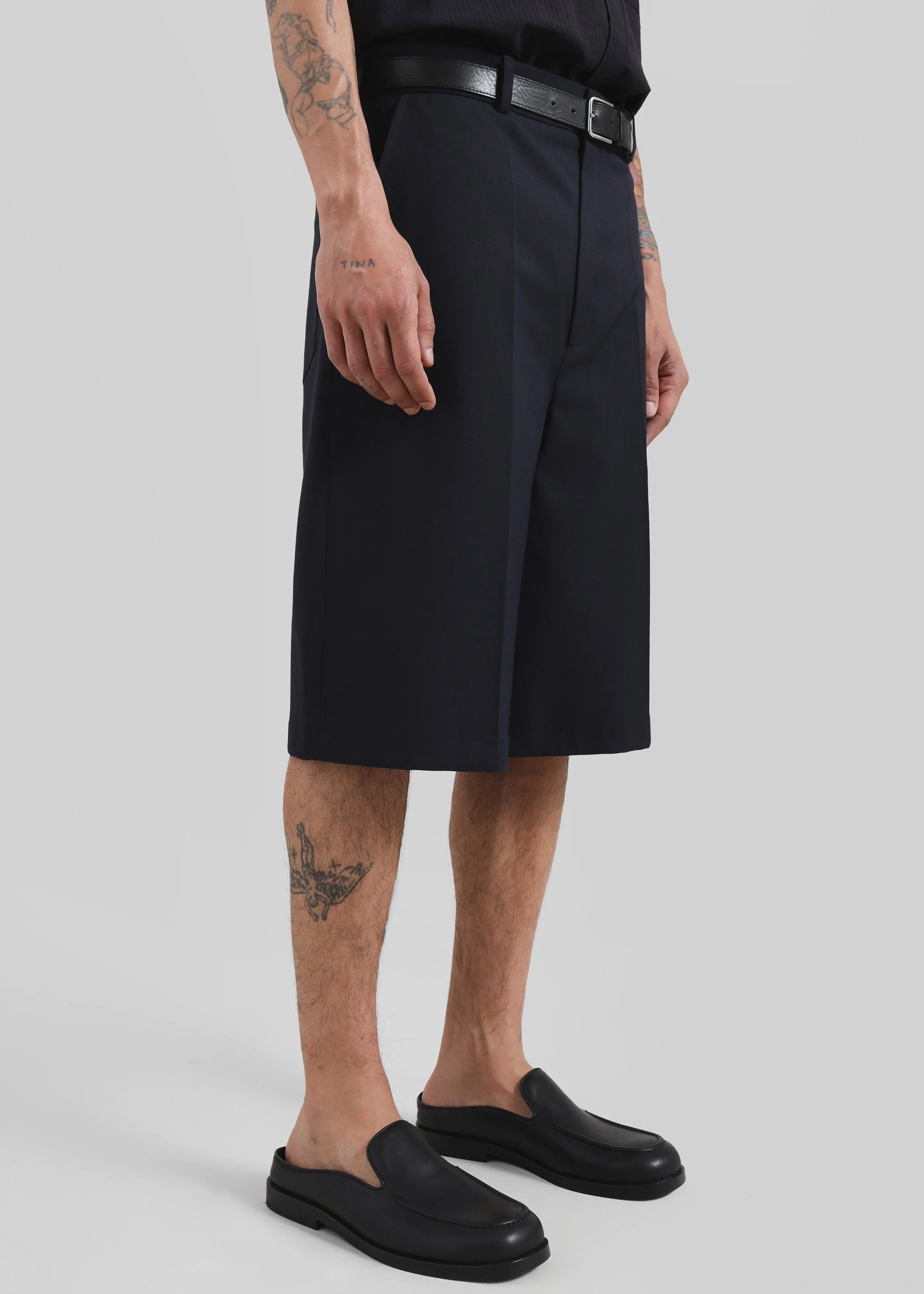 Belgrave Bermuda Shorts - Navy sold by Frankie Shop product image thumbnail 5