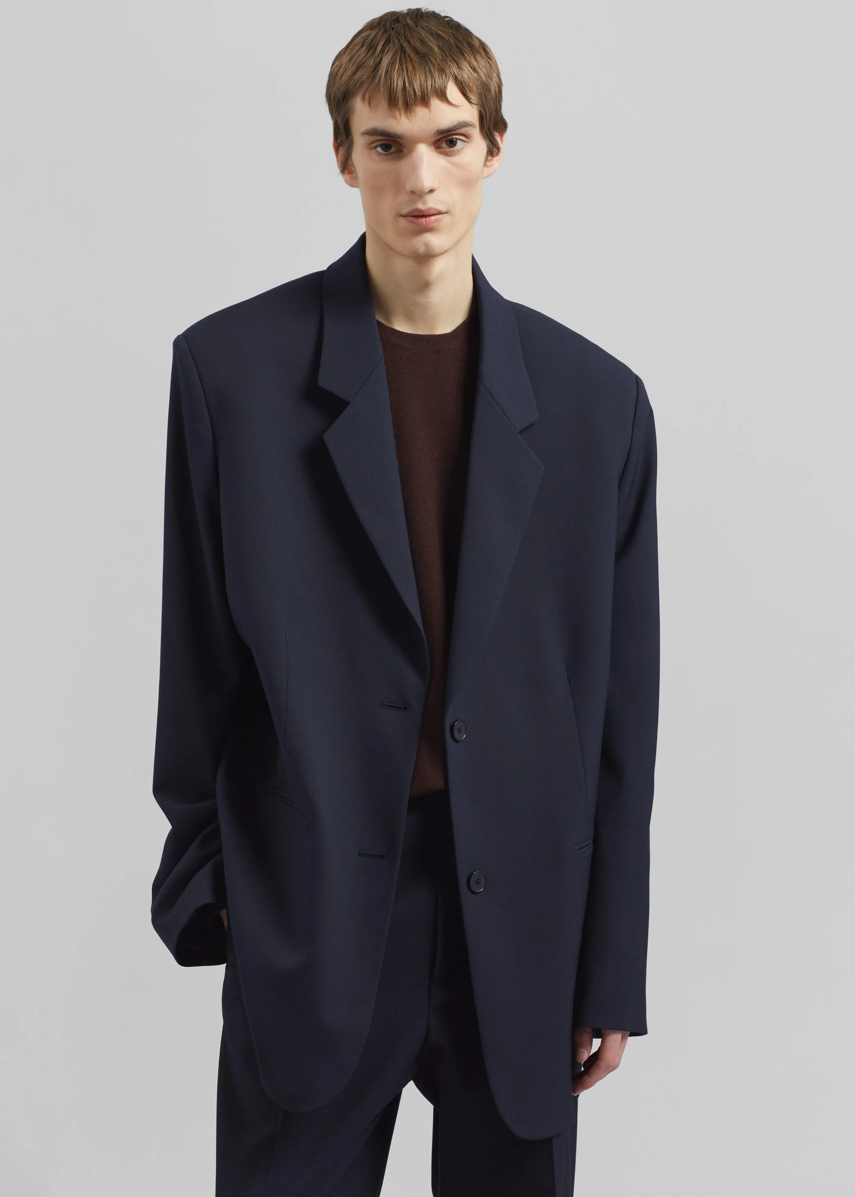 Belgrave Blazer - Navy sold by Frankie Shop product image thumbnail 2