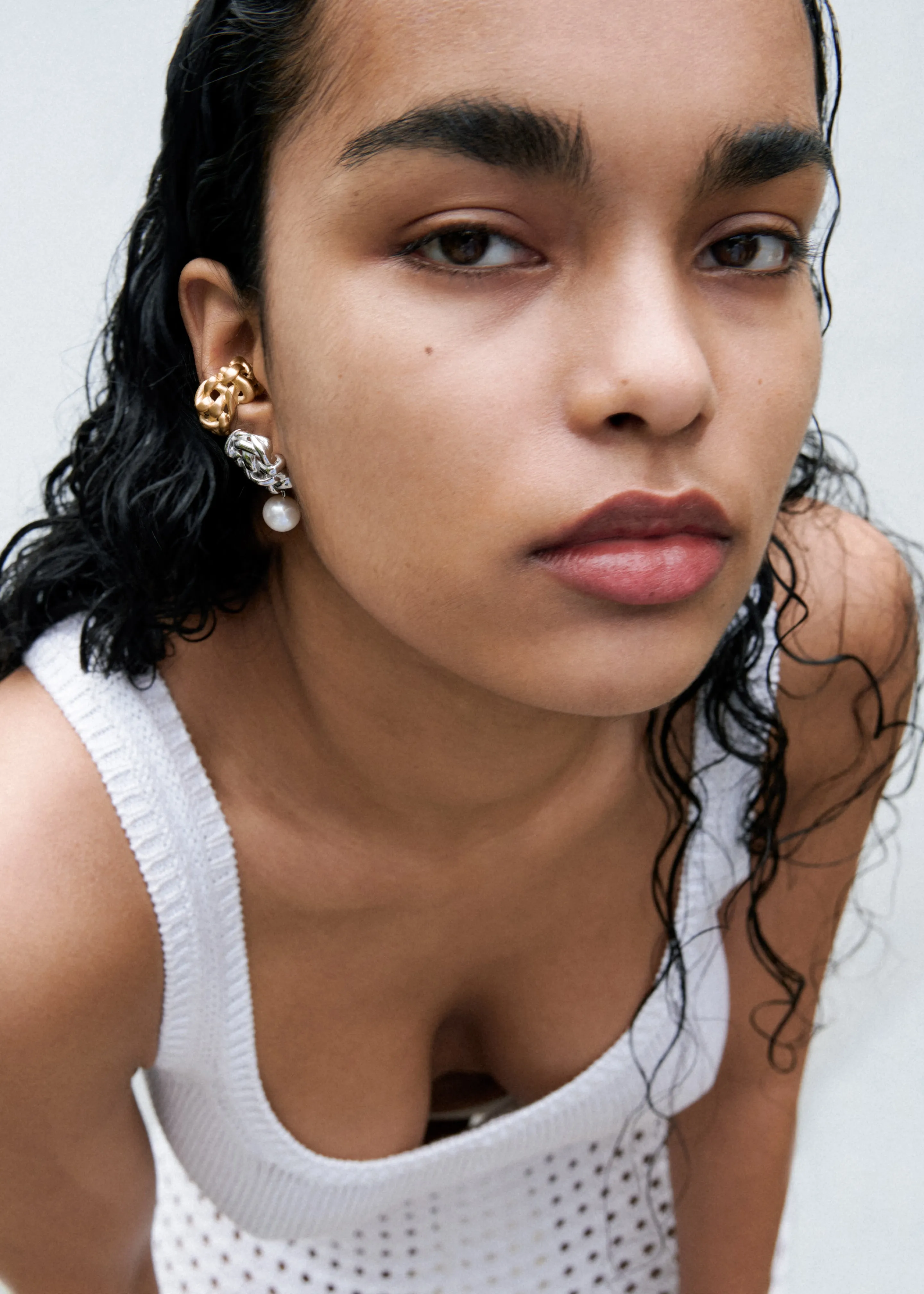 Completedworks The Paths of Memory Earrings - Pearl/Silver sold by Frankie Shop product image thumbnail 3