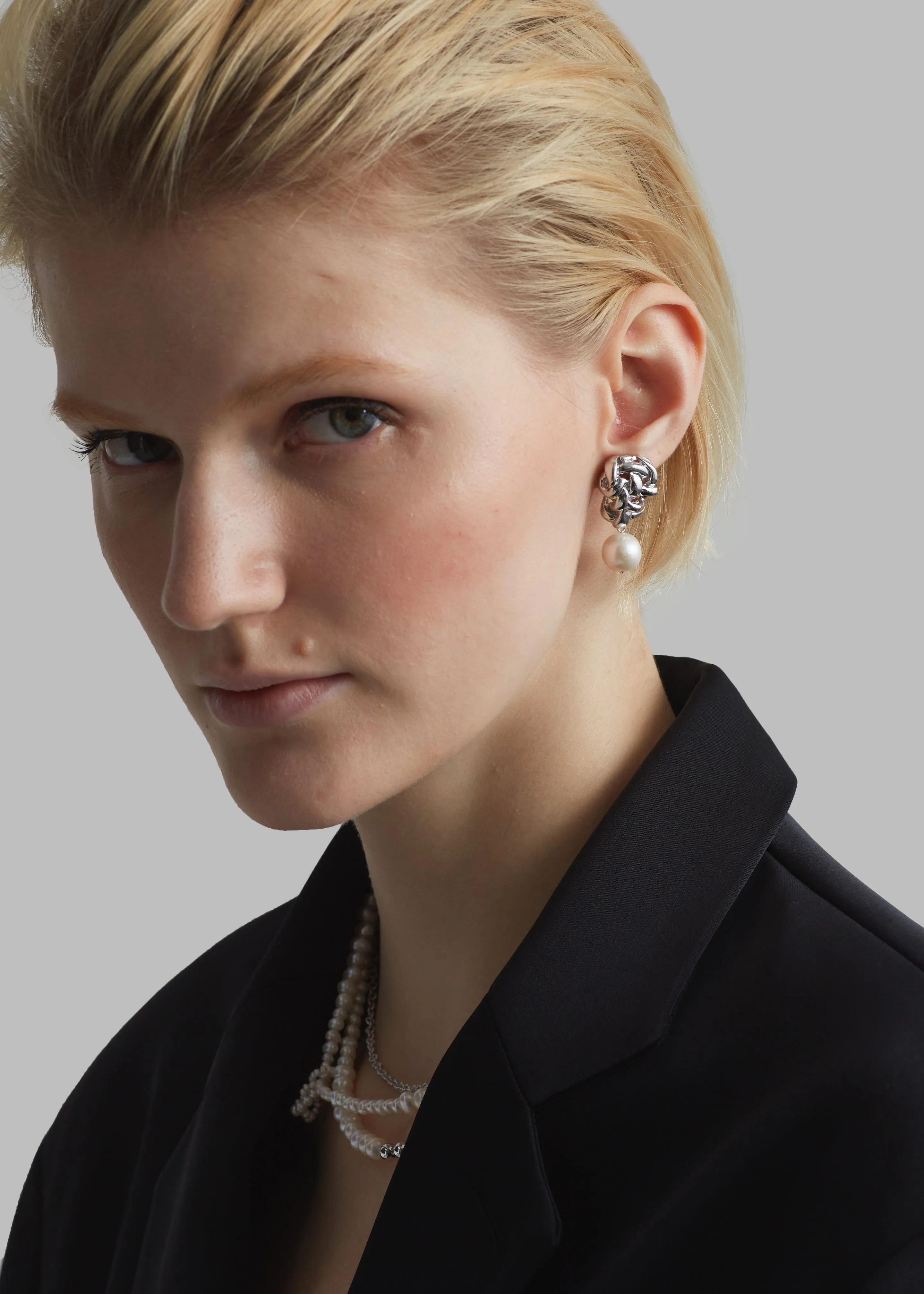 Completedworks The Paths of Memory Earrings - Pearl/Silver sold by Frankie Shop product image thumbnail 2