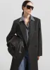 Jane Long Coat - Grey Melange sold by Frankie Shop