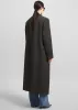 Jane Long Coat - Grey Melange sold by Frankie Shop