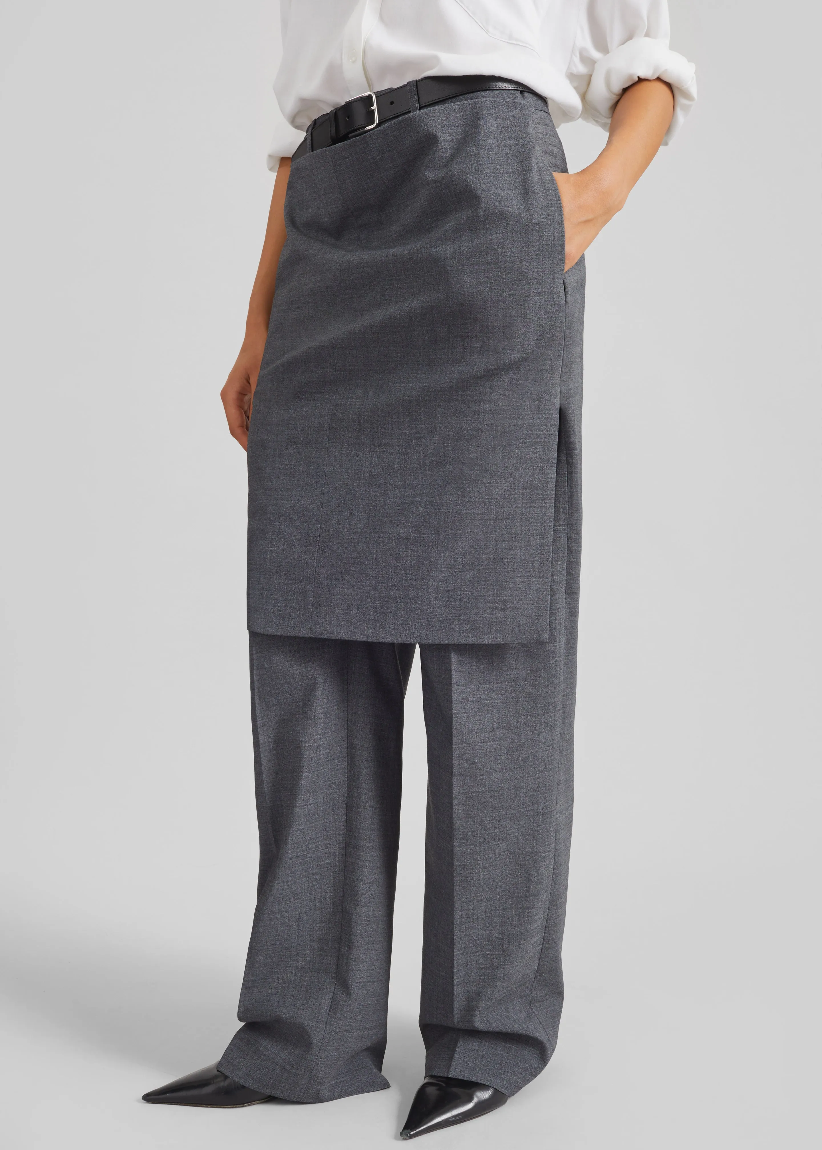 Bettter Hybrid Skirt Trouser - Grey sold by Frankie Shop product image thumbnail 2