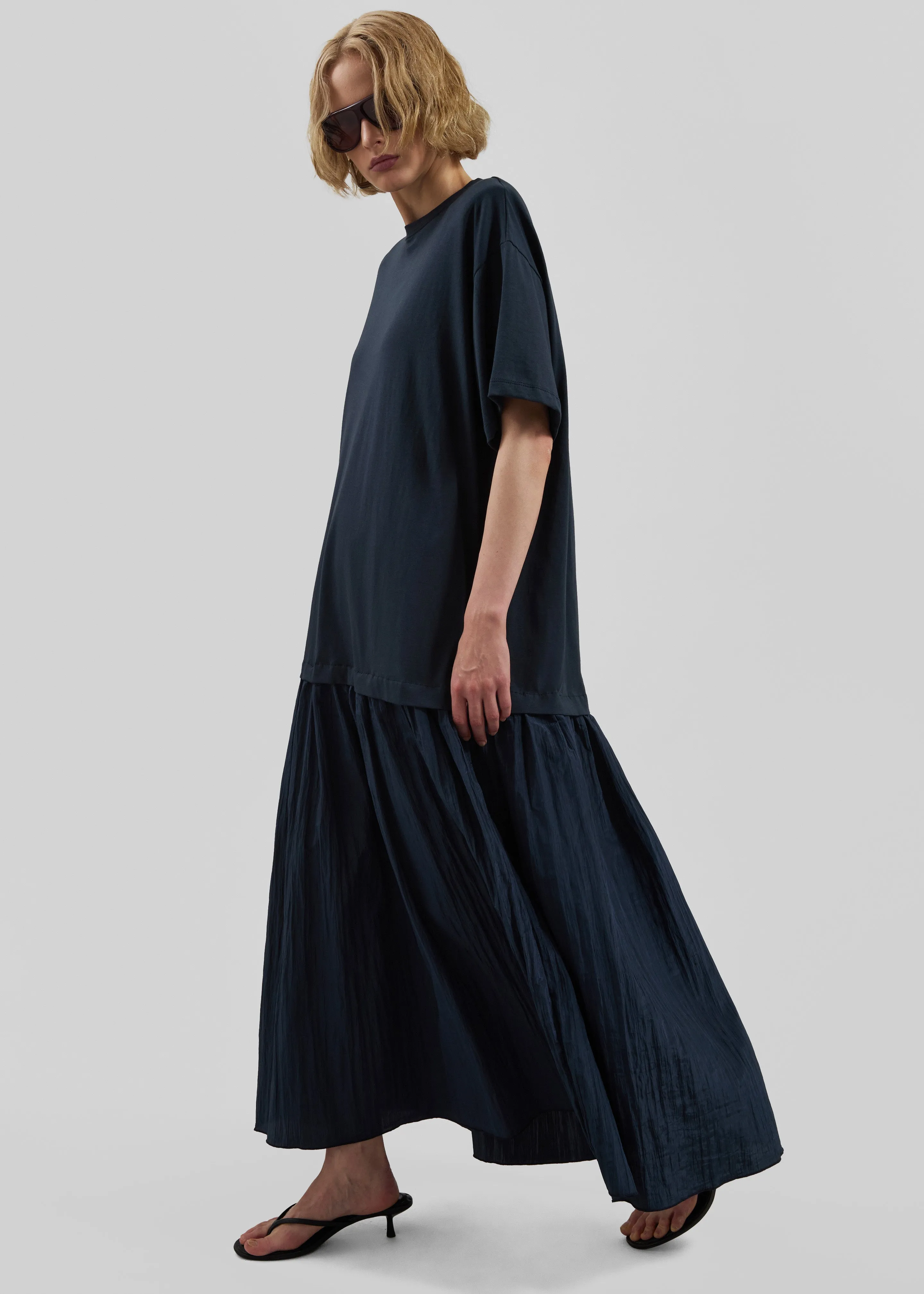 Endell Drop-Waist T-Shirt Dress - Navy sold by Frankie Shop product image thumbnail 5