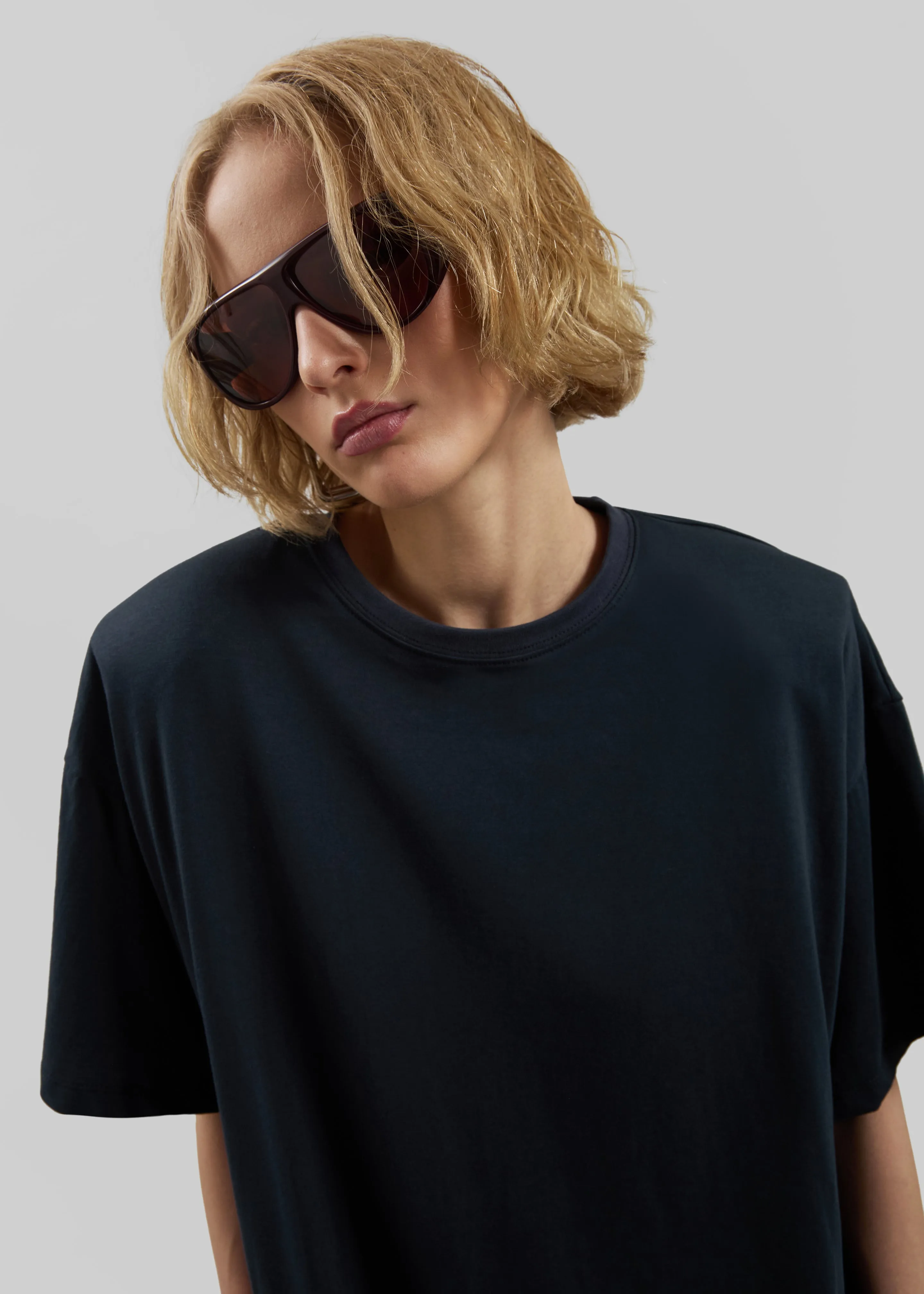 Endell Drop-Waist T-Shirt Dress - Navy sold by Frankie Shop product image thumbnail 4