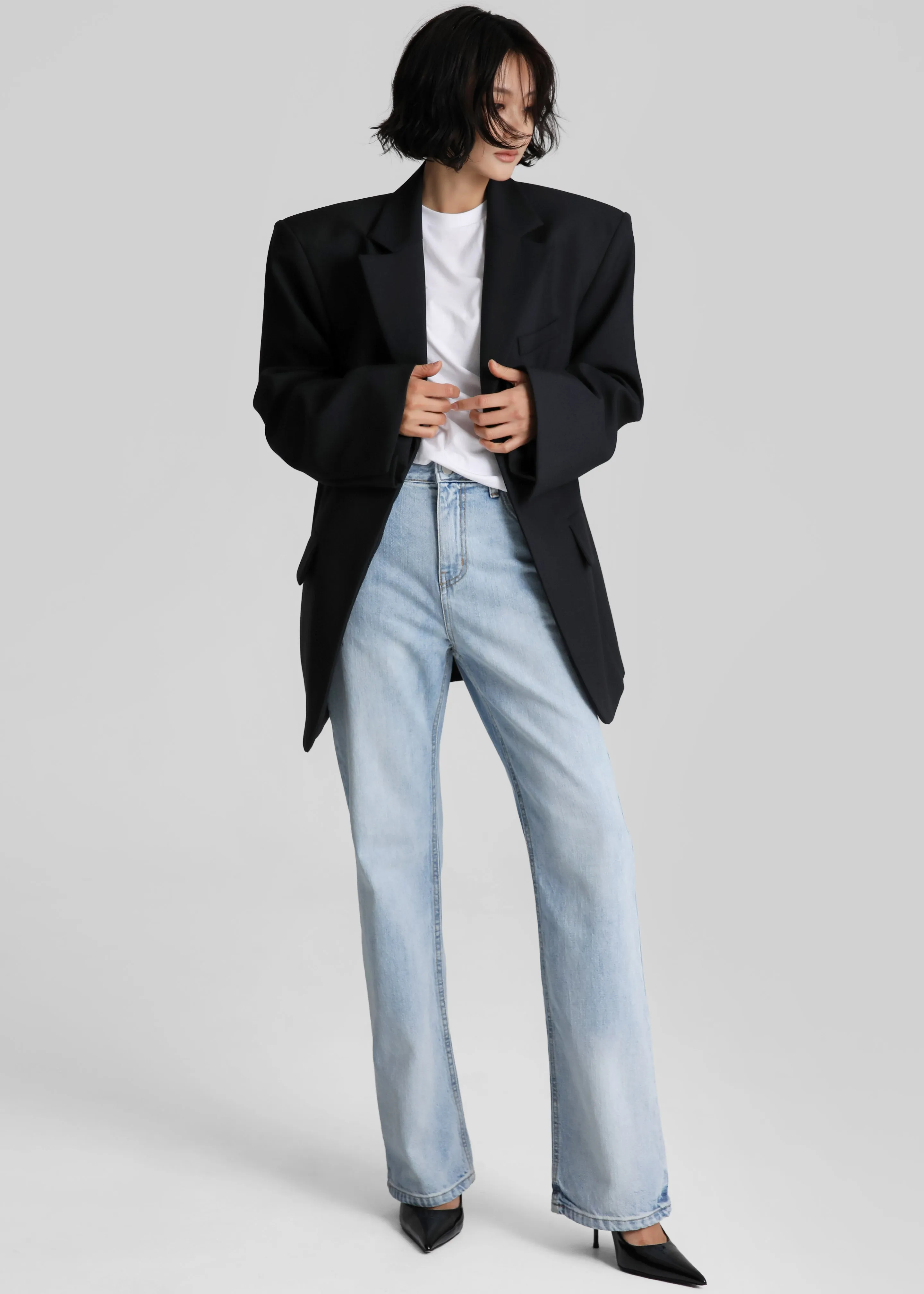 Braila Straight Leg Jeans - Light Wash sold by Frankie Shop product image thumbnail 4