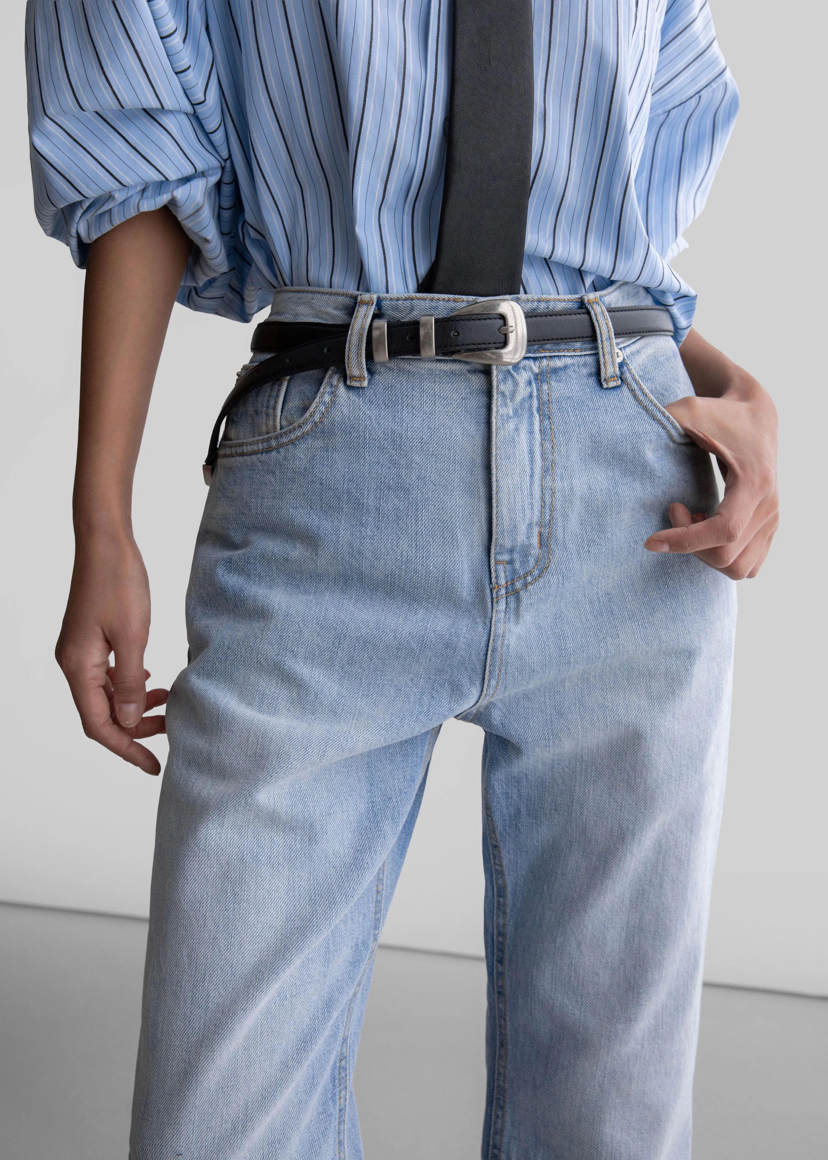 Braila Straight Leg Jeans - Light Wash sold by Frankie Shop product image thumbnail 3