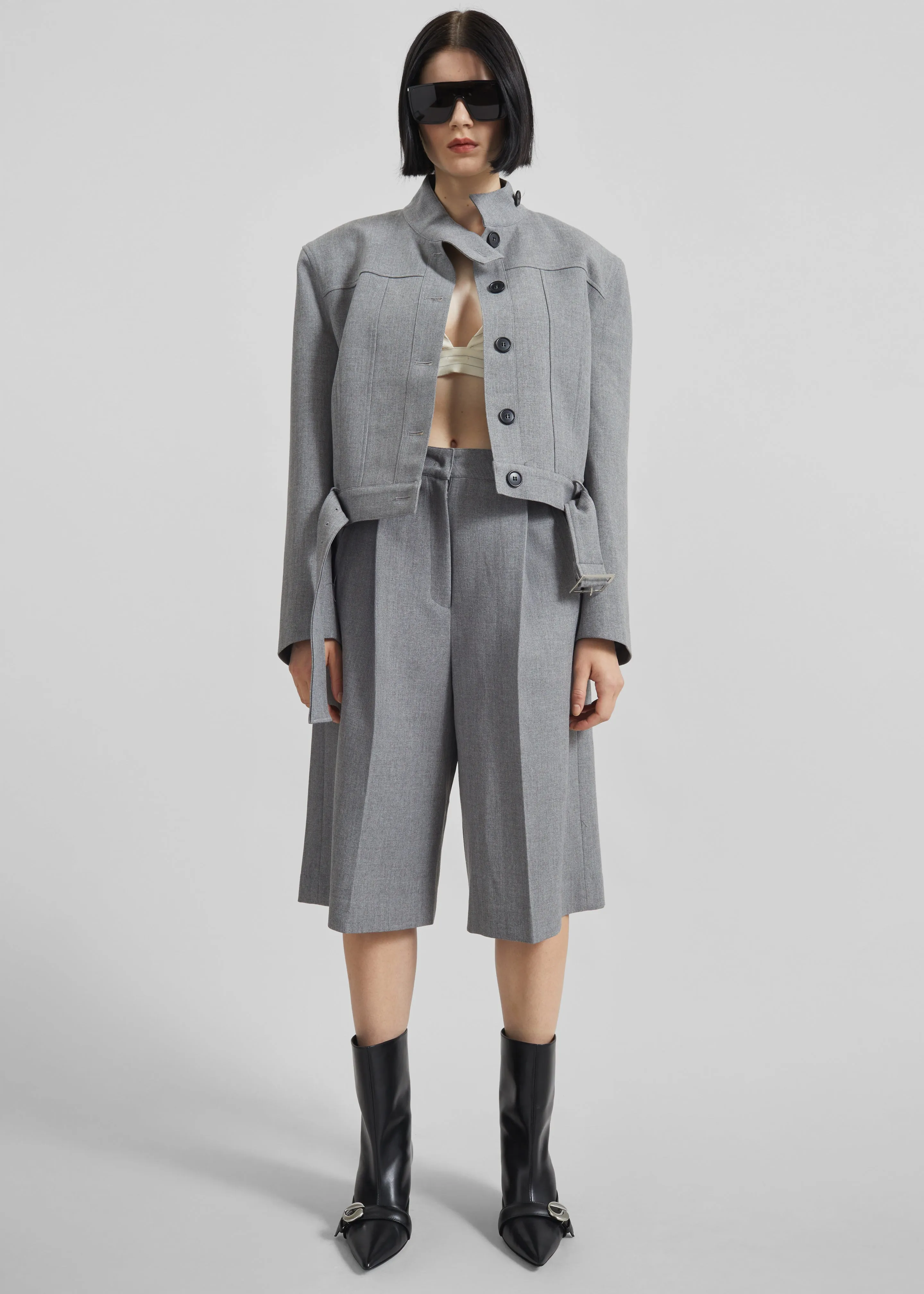 Ninove Padded Jacket - Grey sold by Frankie Shop product image thumbnail 4