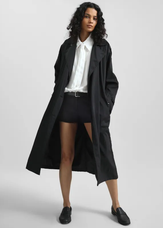 Silvan Neck Tie Shirt - White sold by Frankie Shop