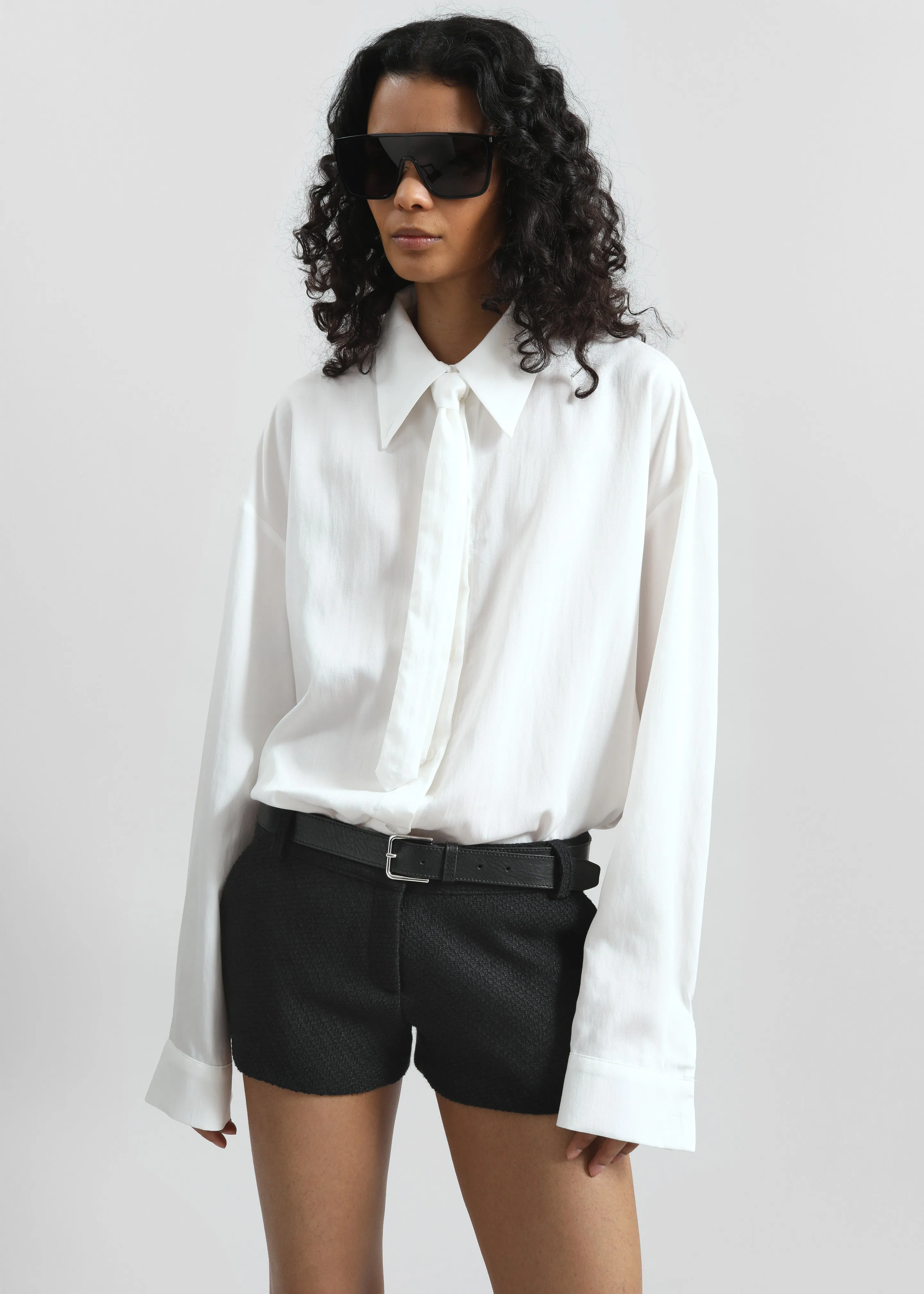 Lisette Tweed Hot Pants - Black sold by Frankie Shop