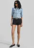 Lisette Tweed Hot Pants - Black sold by Frankie Shop