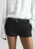 Lisette Tweed Hot Pants - Black sold by Frankie Shop