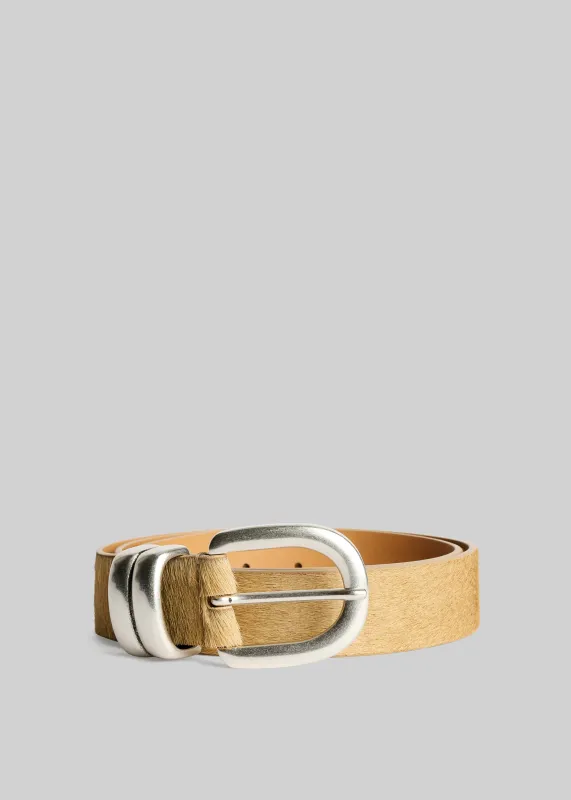 By Malene Birger Zoira Belt - Wood sold by Frankie Shop