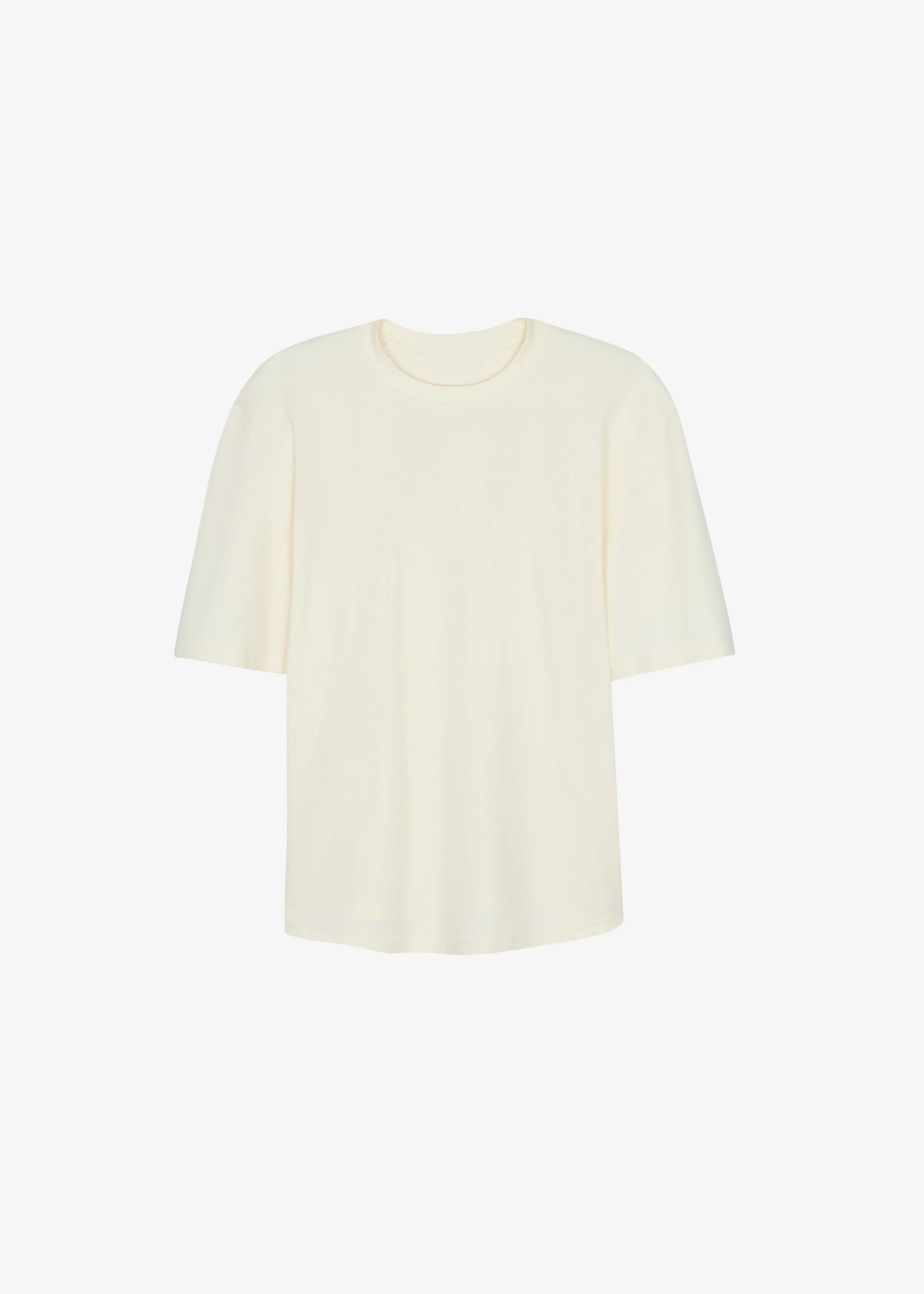 Laval Sculpted Sleeve T-Shirt - Cream sold by Frankie Shop product image thumbnail 5
