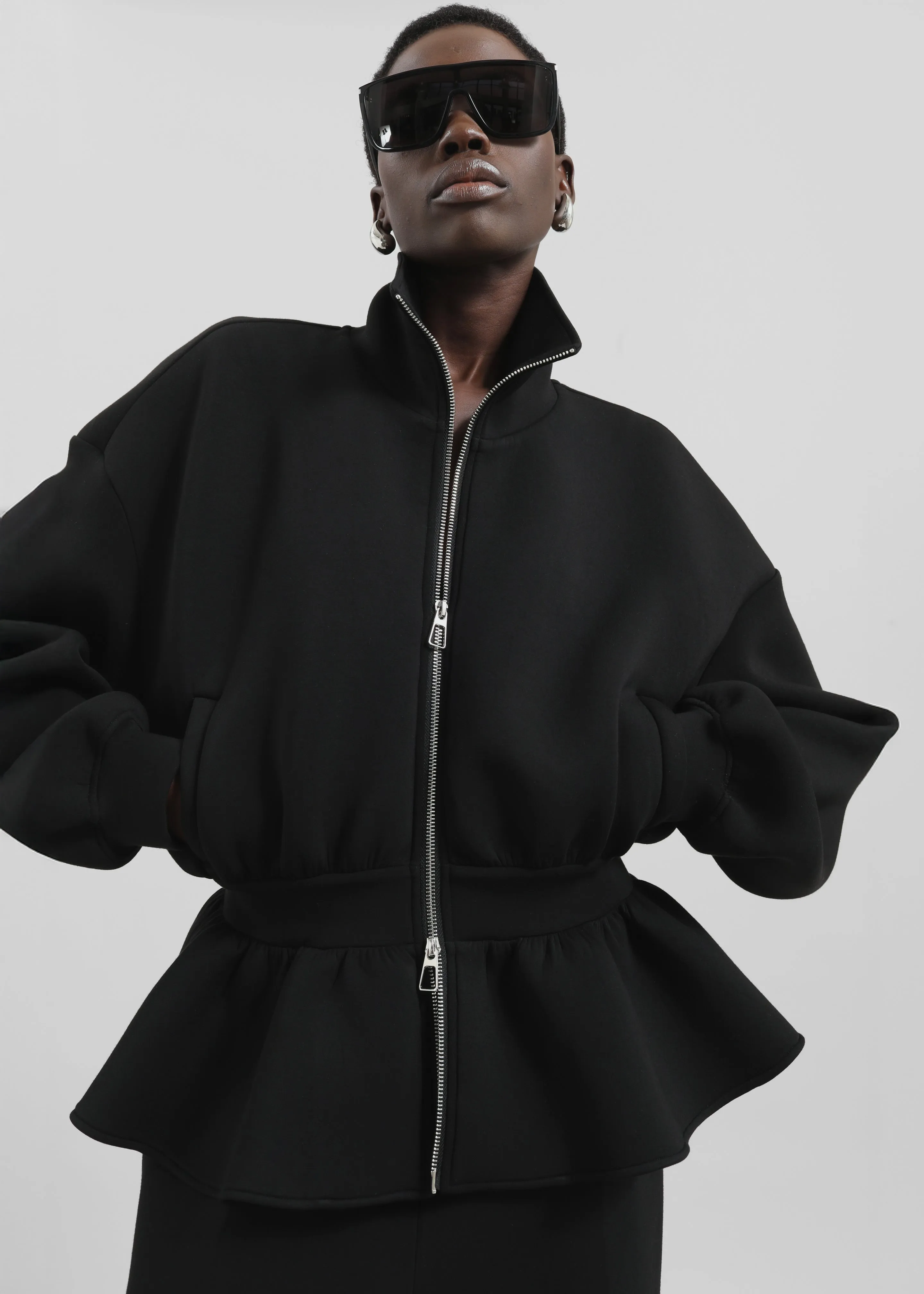 Sorelle Peplum Jacket - Black sold by Frankie Shop product image thumbnail 2