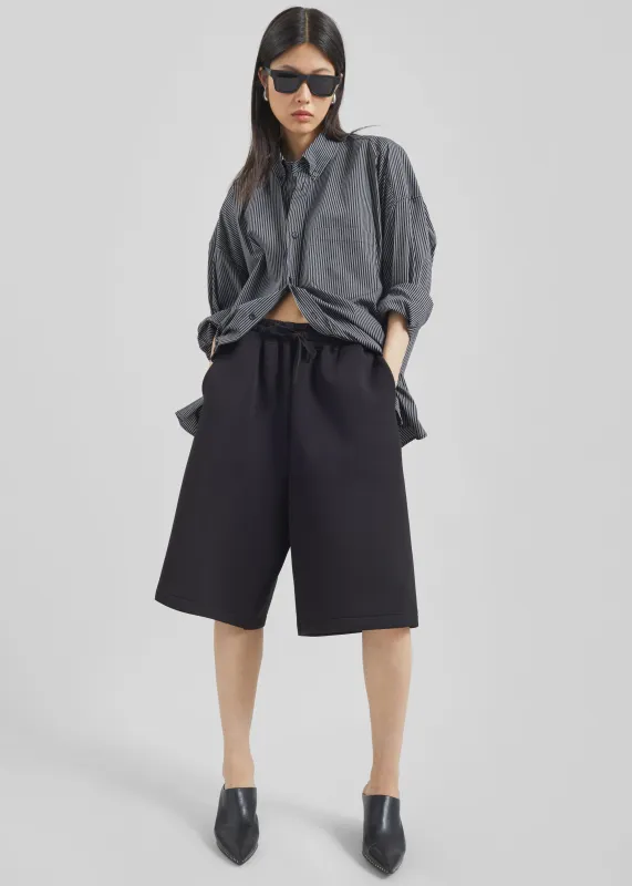 Rian Sweatshorts - Black sold by Frankie Shop