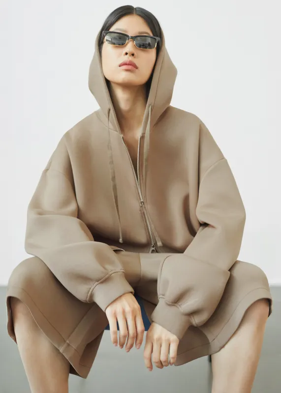 Rian Oversized Hoodie - Camel made by Frankie Shop