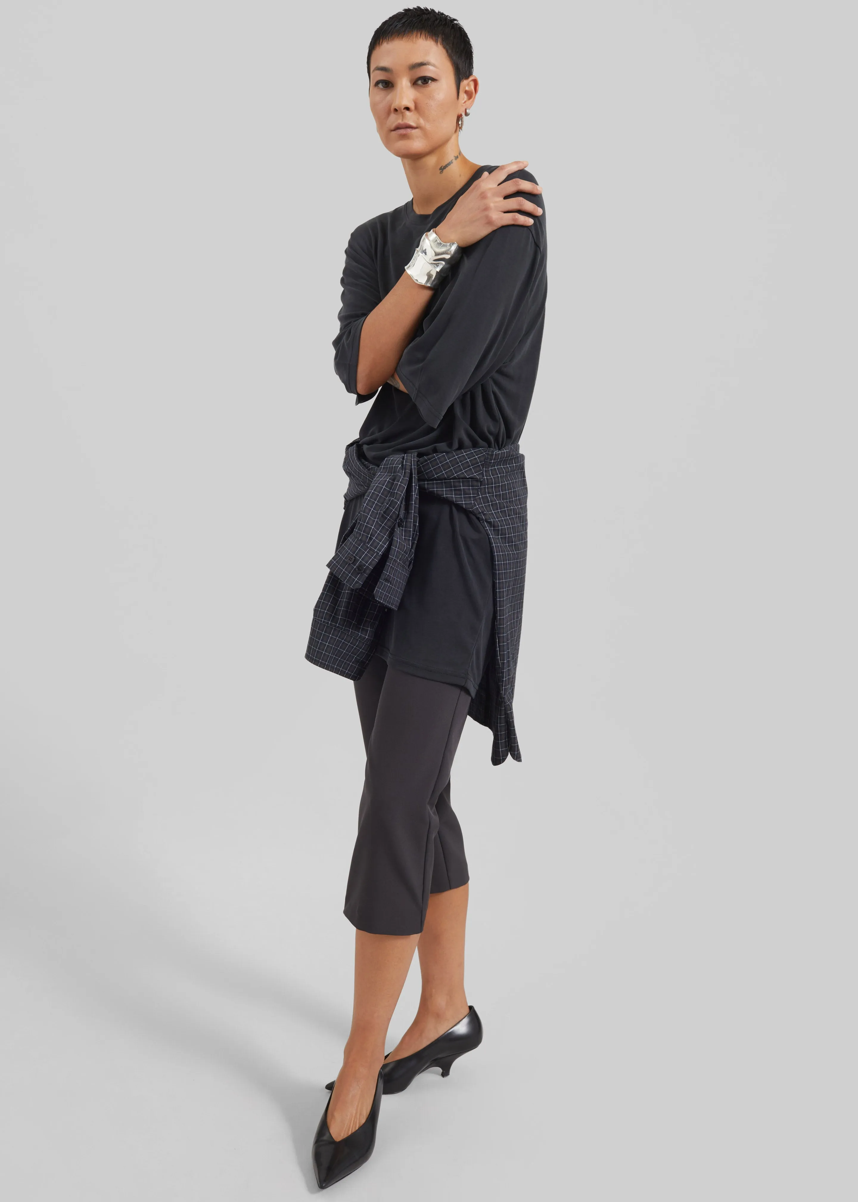 Oberon Soft Oversized T-Shirt - Black sold by Frankie Shop product image thumbnail 3