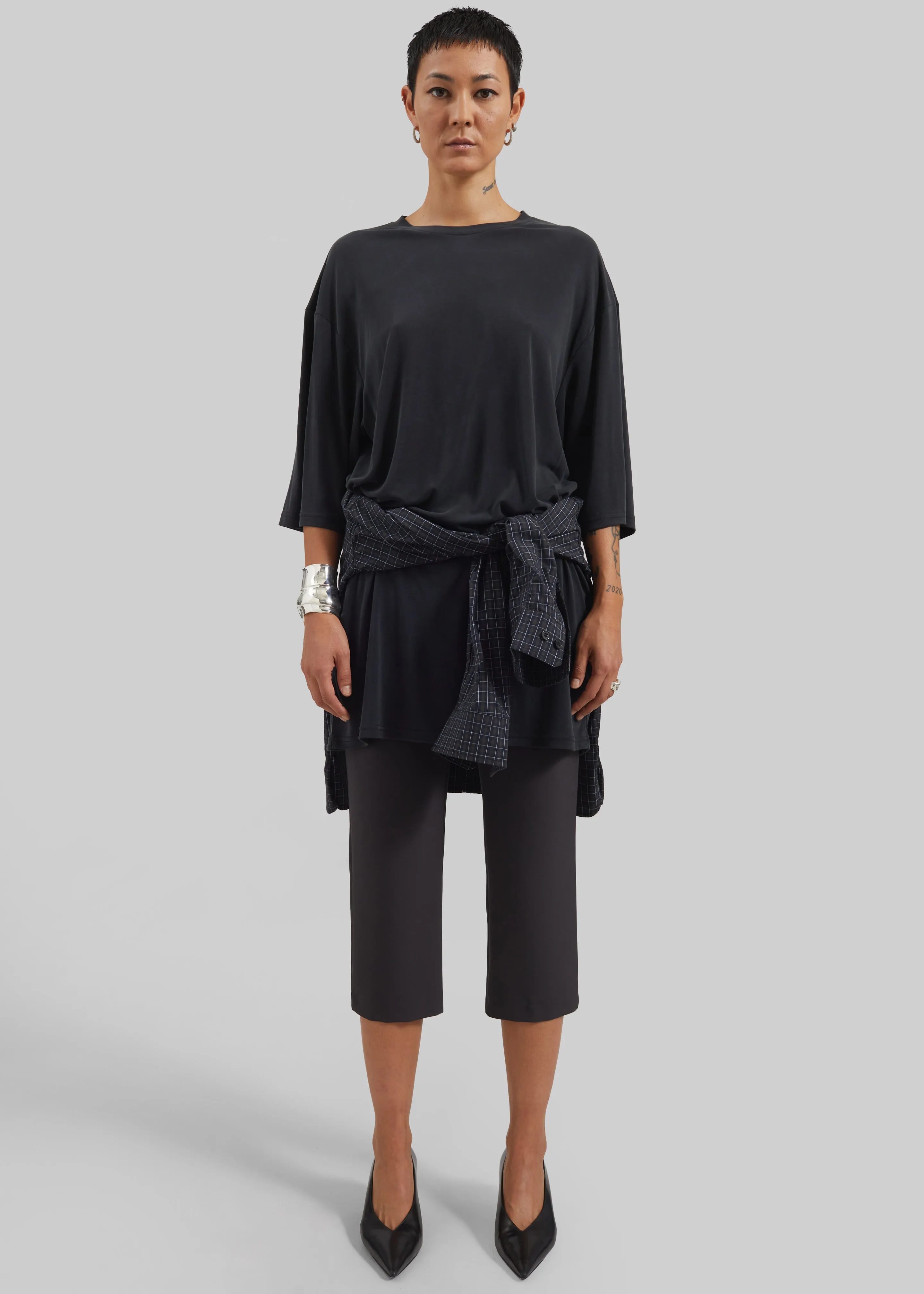 Oberon Soft Oversized T-Shirt - Black sold by Frankie Shop