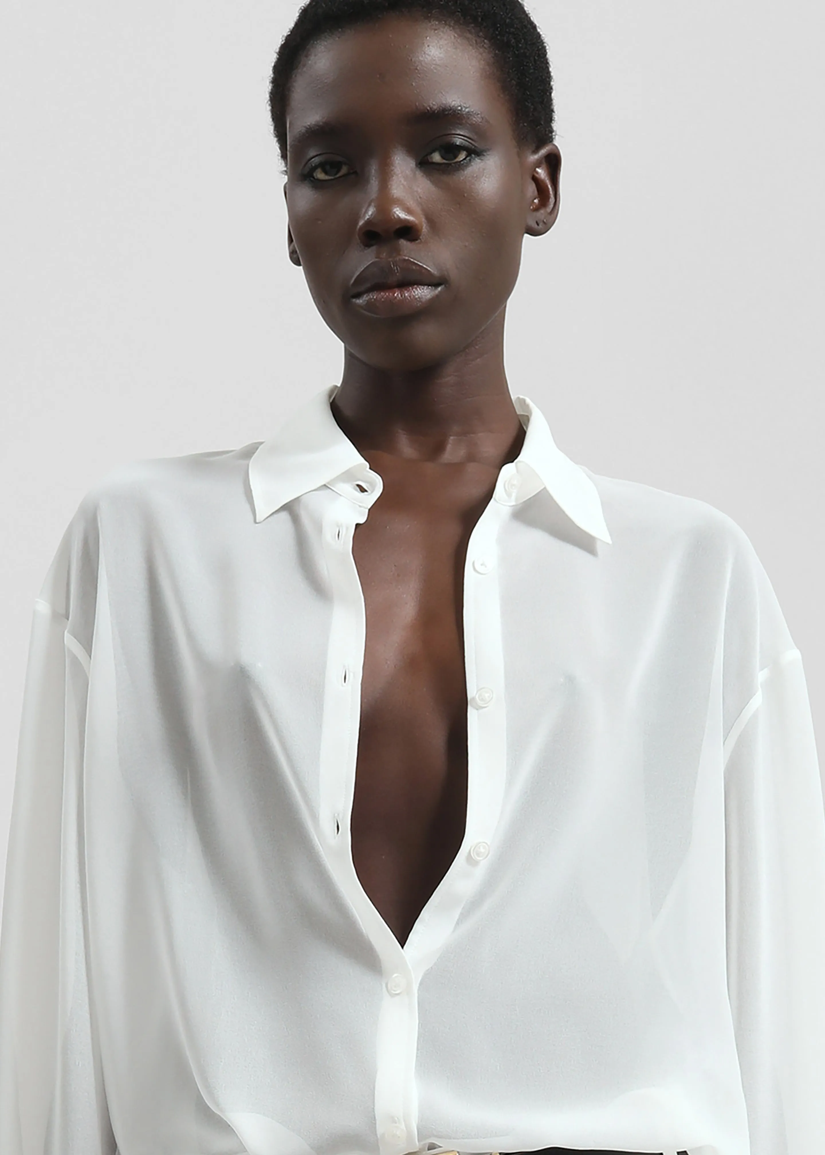 Peri Georgette Shirt - White sold by Frankie Shop product image thumbnail 4