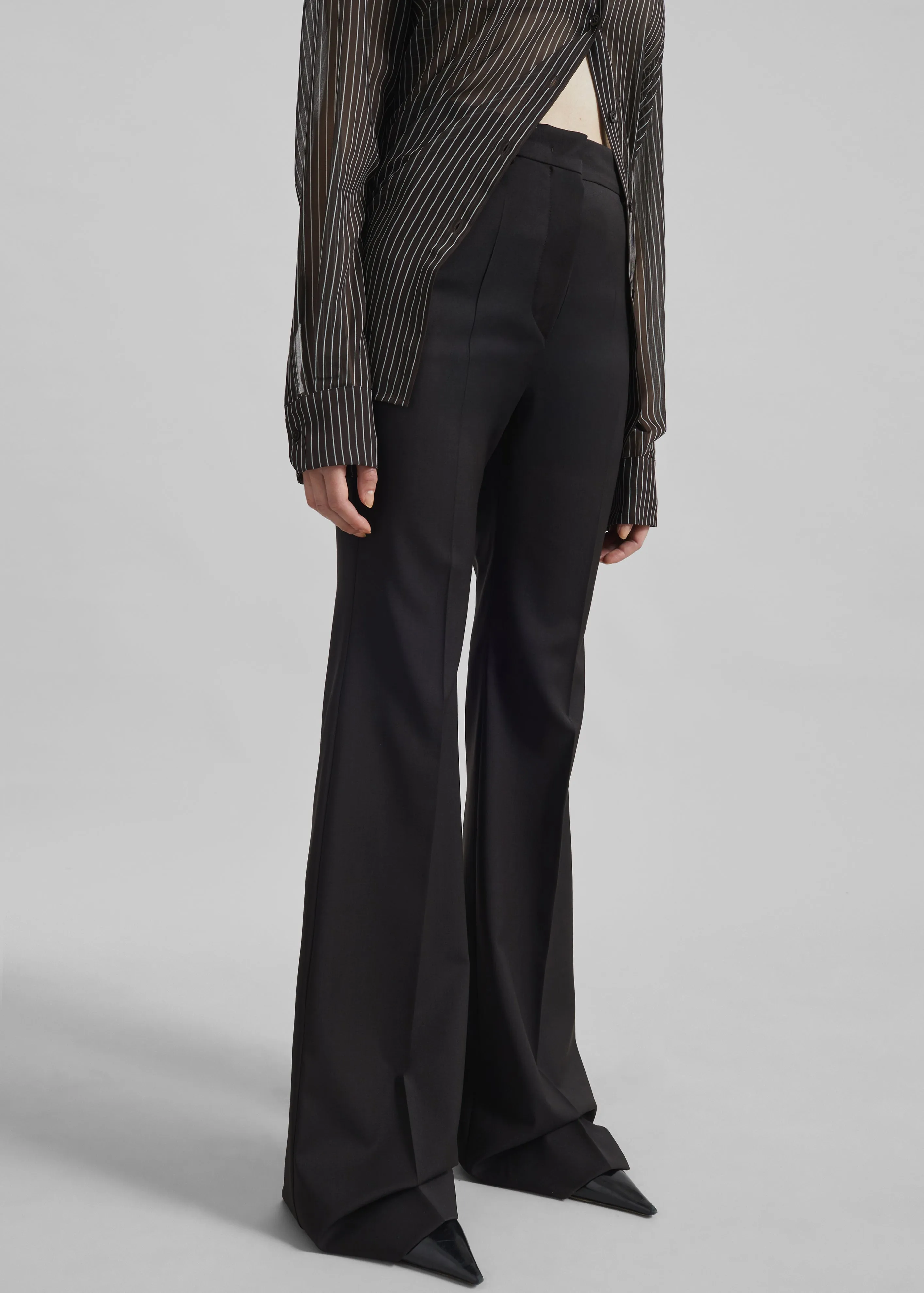 Sportmax Hangar Pants - Chocolate sold by Frankie Shop product image thumbnail 4