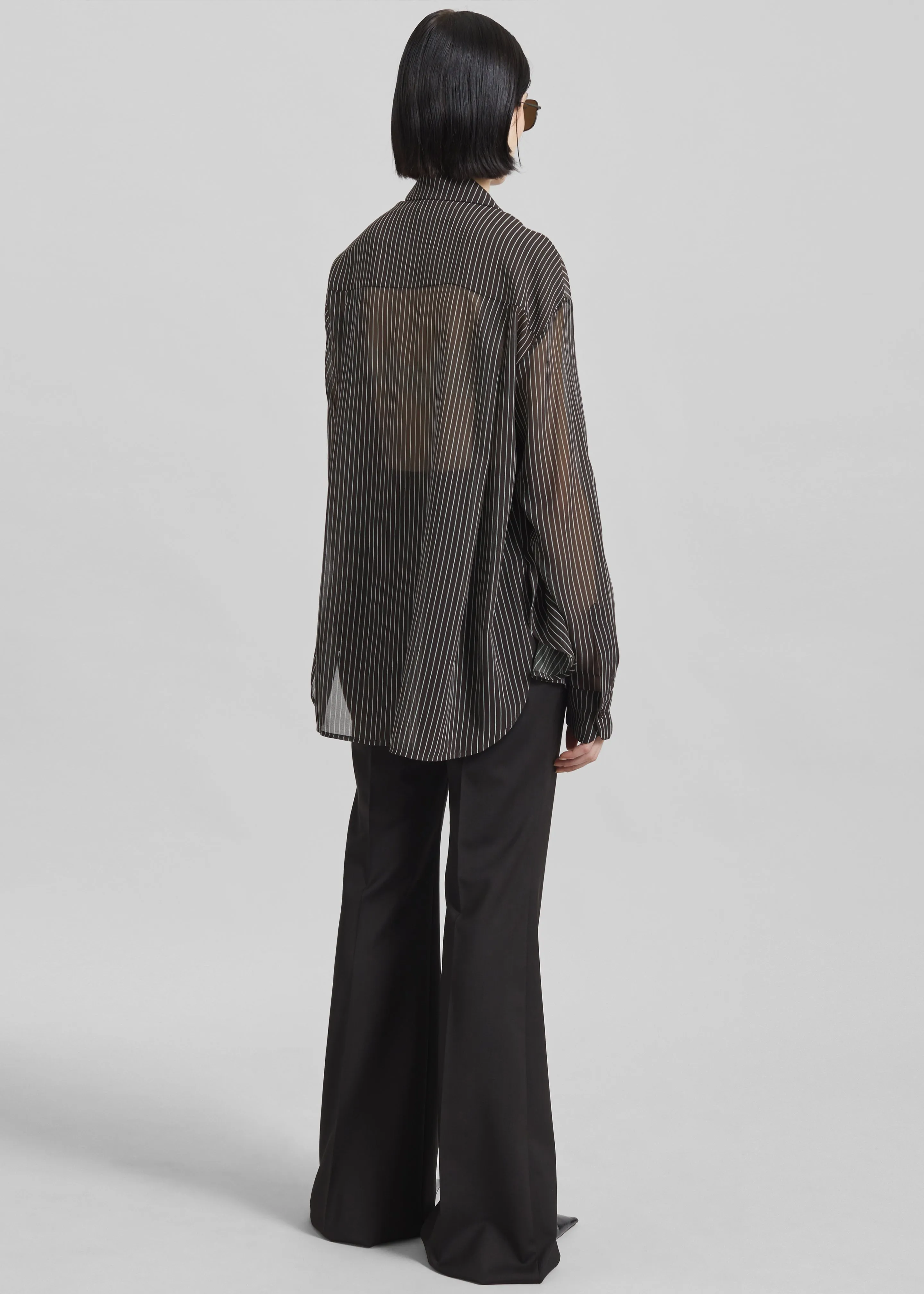 Sportmax Hangar Pants - Chocolate sold by Frankie Shop product image thumbnail 5