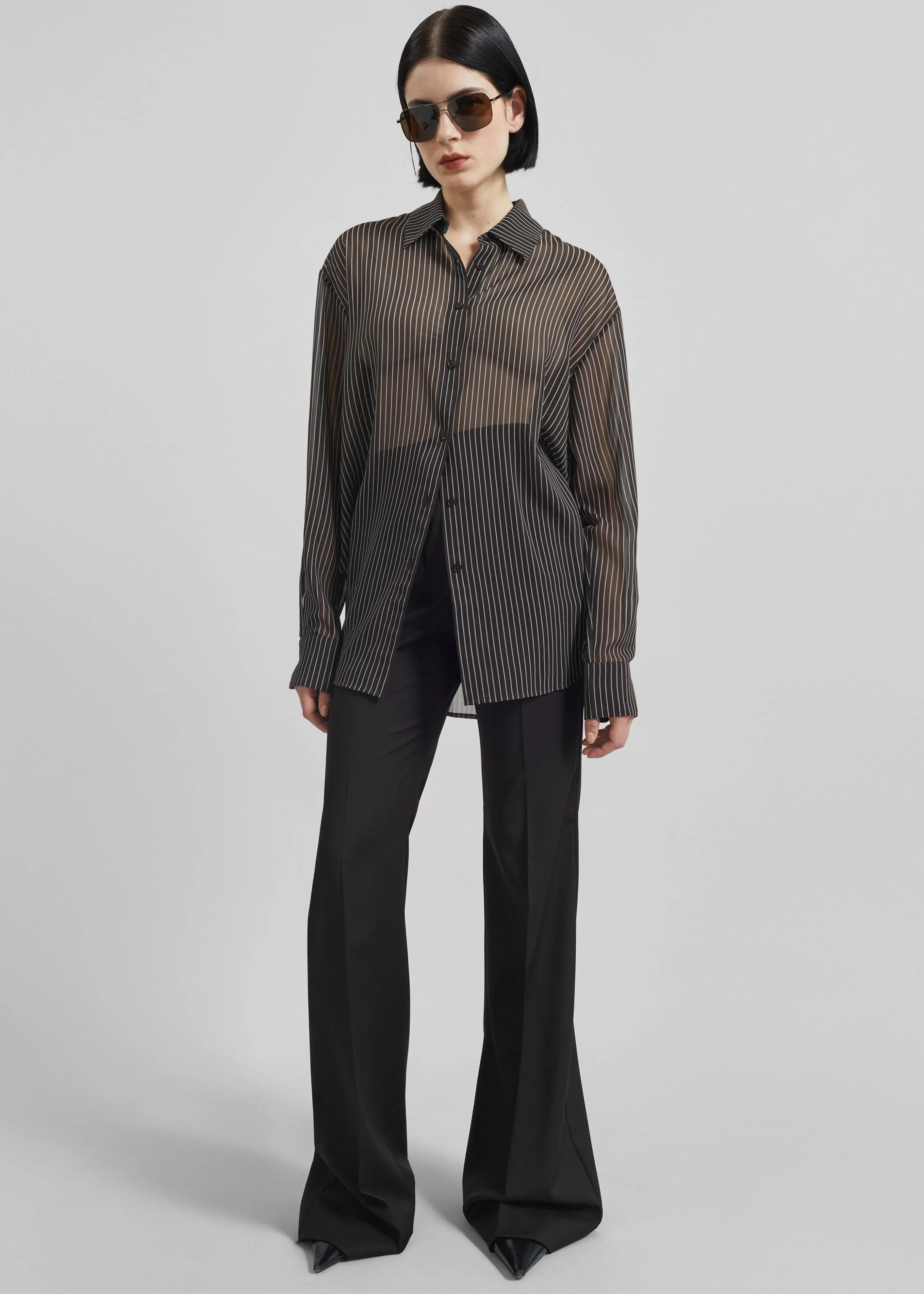 Sportmax Hangar Pants - Chocolate sold by Frankie Shop product image thumbnail 2